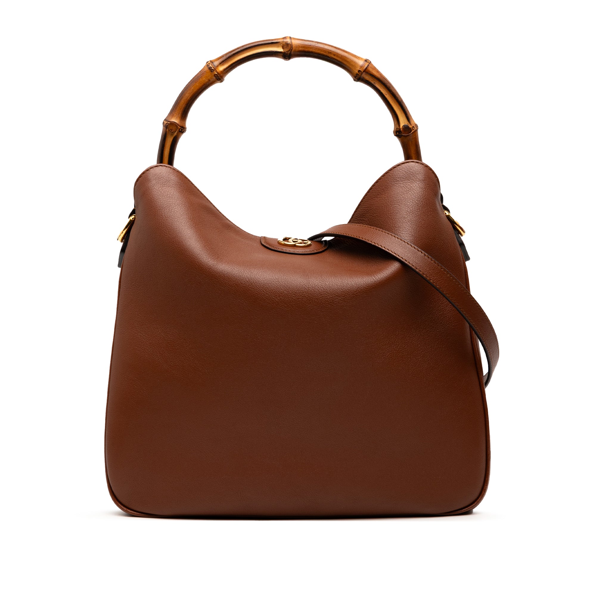 Gucci Medium Calfskin Bamboo Diana Satchel - image 1