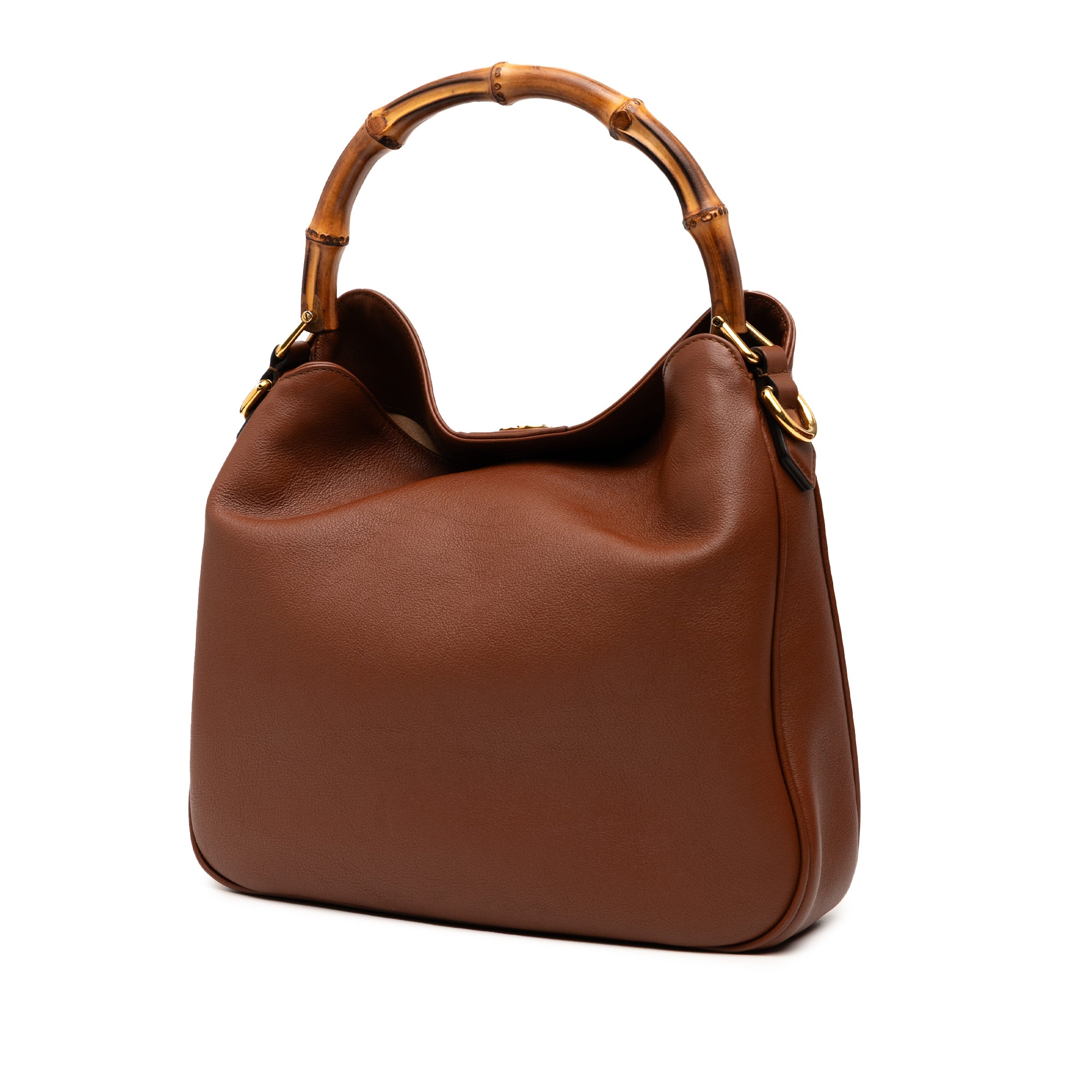 Gucci Medium Calfskin Bamboo Diana Satchel - image 2