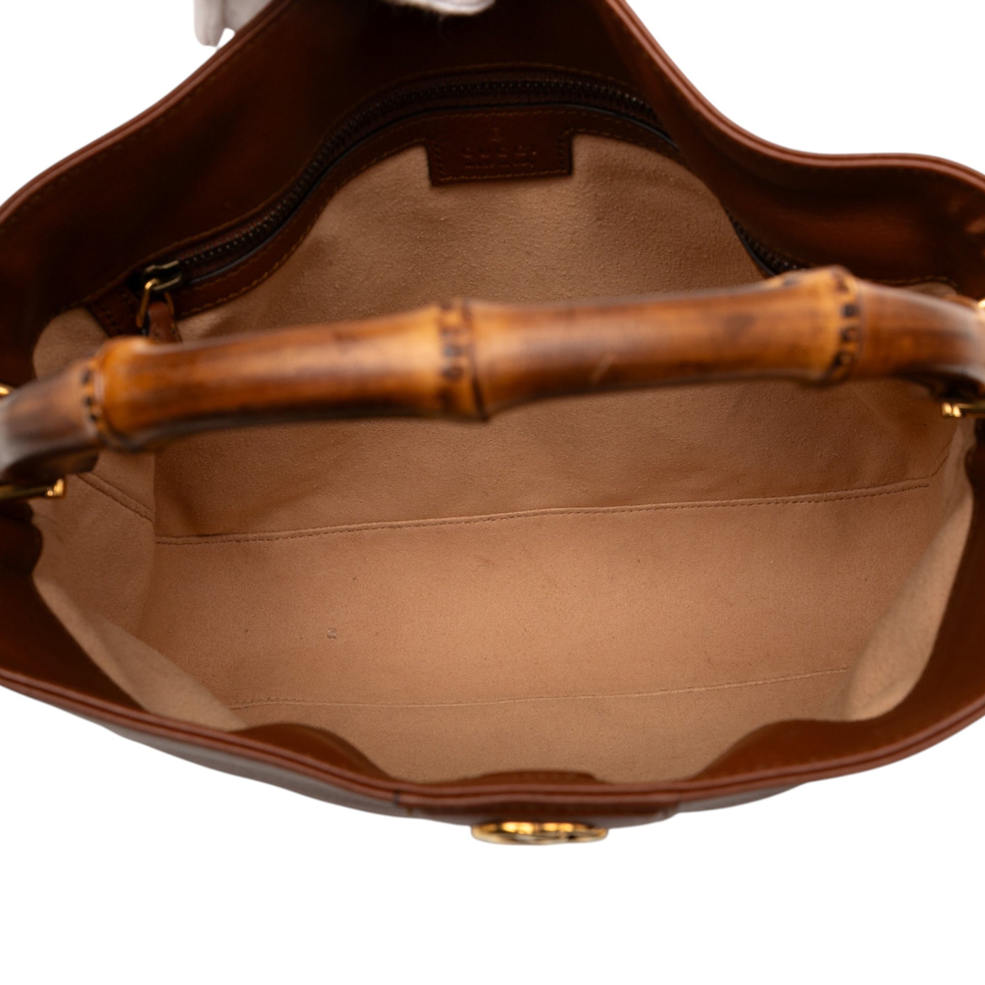 Gucci Medium Calfskin Bamboo Diana Satchel - image 4