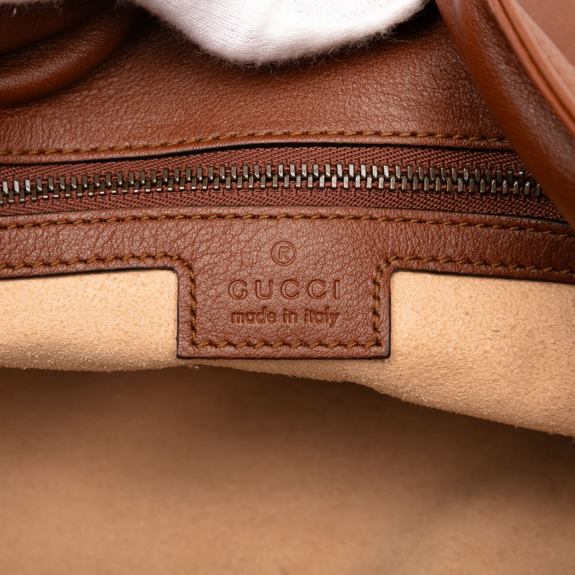 Gucci Medium Calfskin Bamboo Diana Satchel - image 5