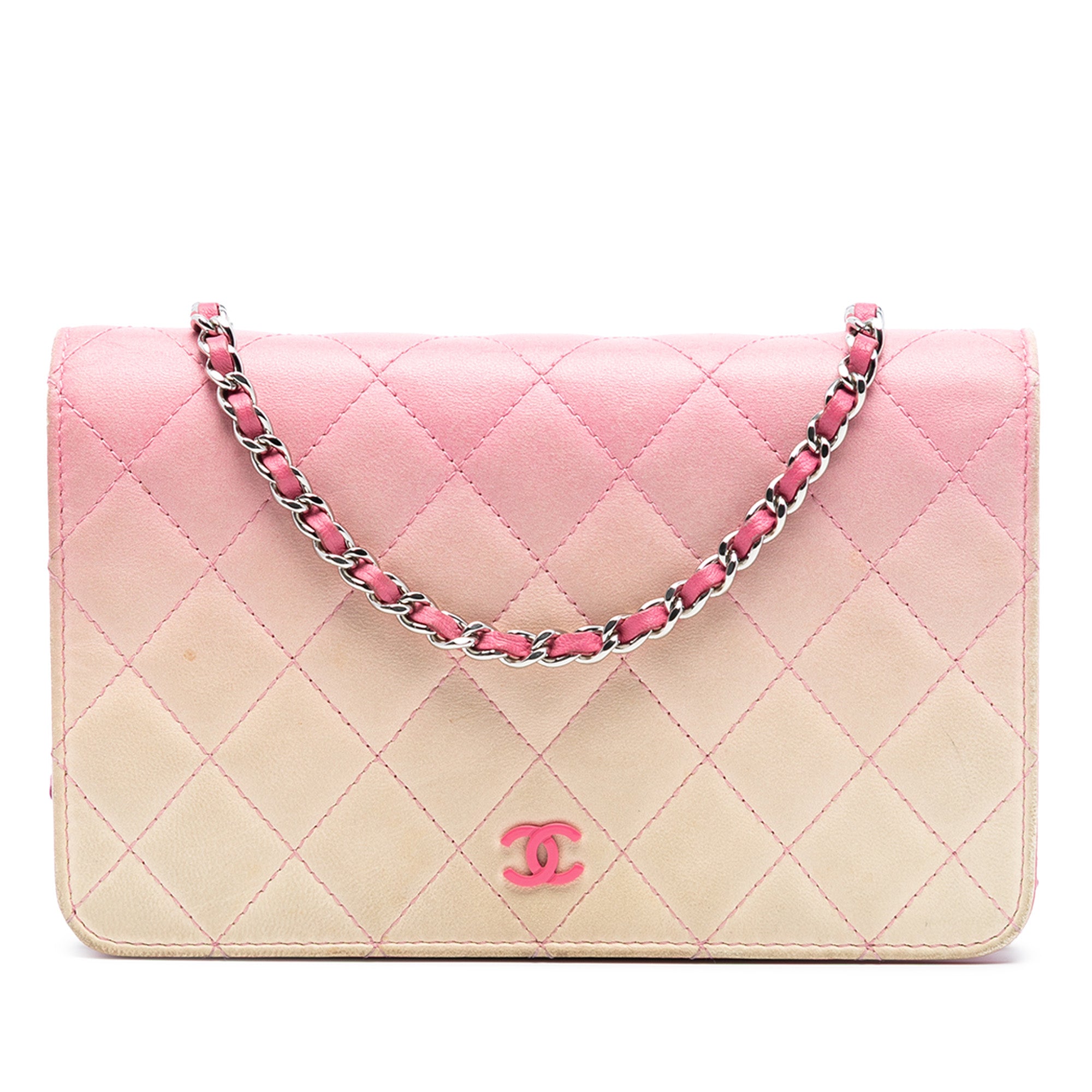 Chanel Ombre Lambskin Degrade Wallet On Chain - image 1
