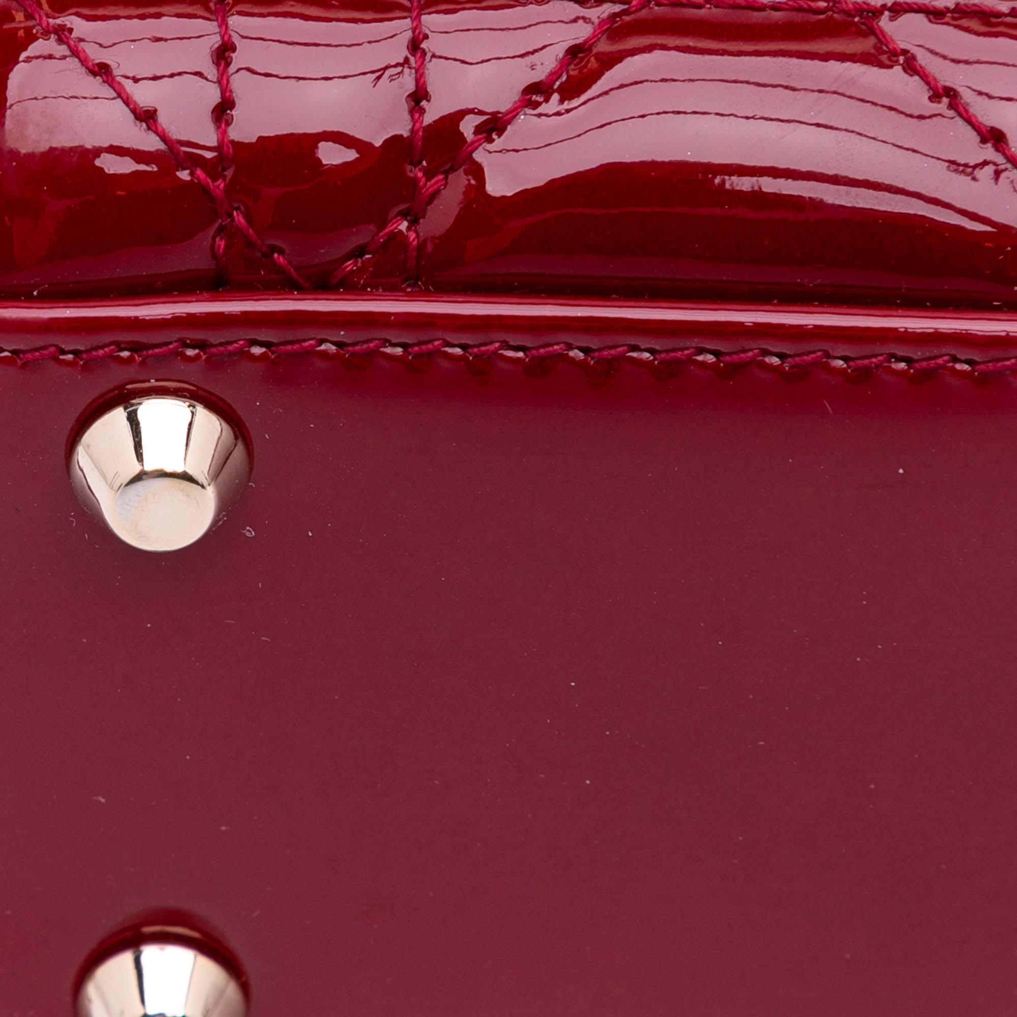 Dior Mini Patent Cannage Lady Dior - image 8
