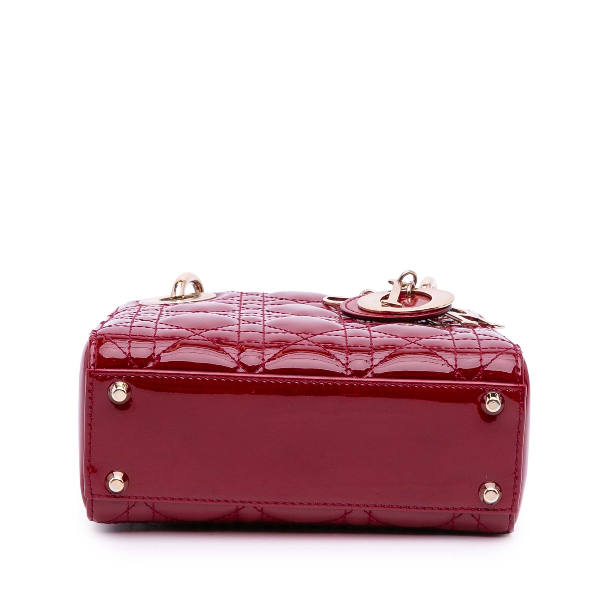 Dior Mini Patent Cannage Lady Dior - image 3