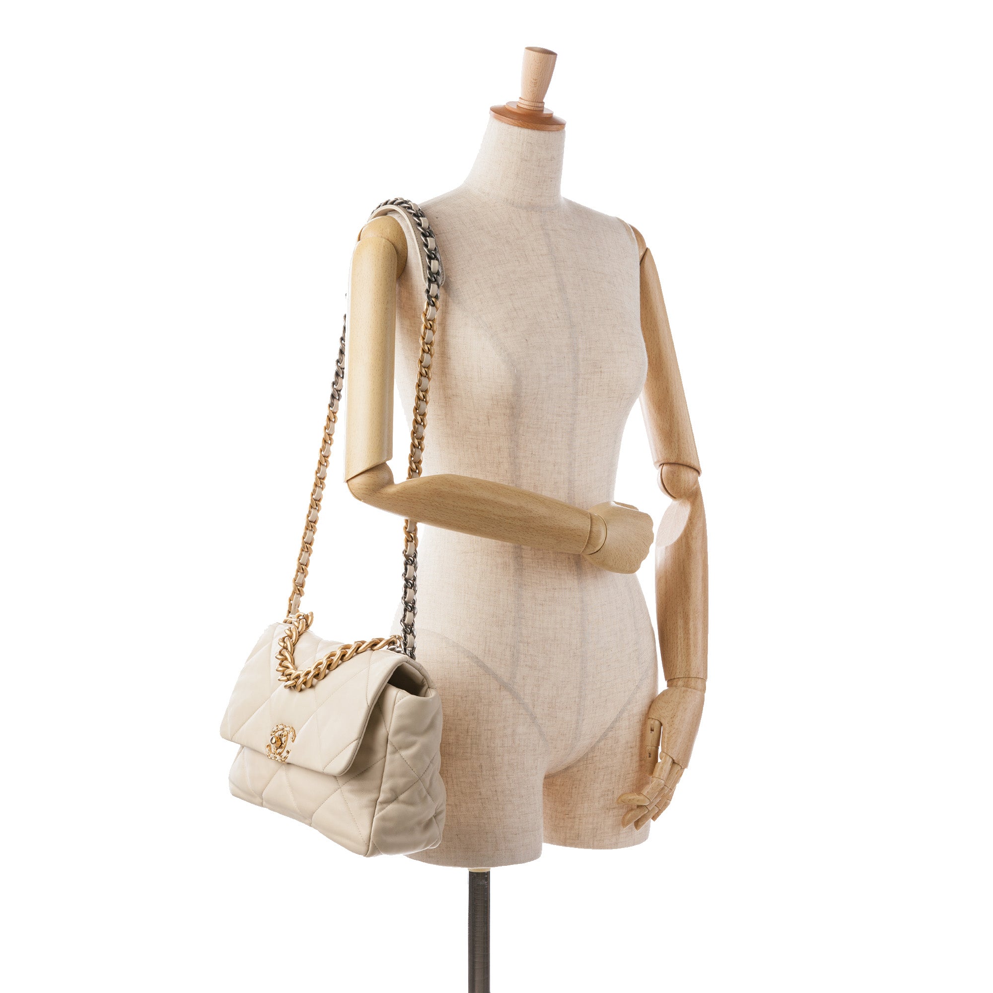 Chanel Large Lambskin 19 Flap - image 9