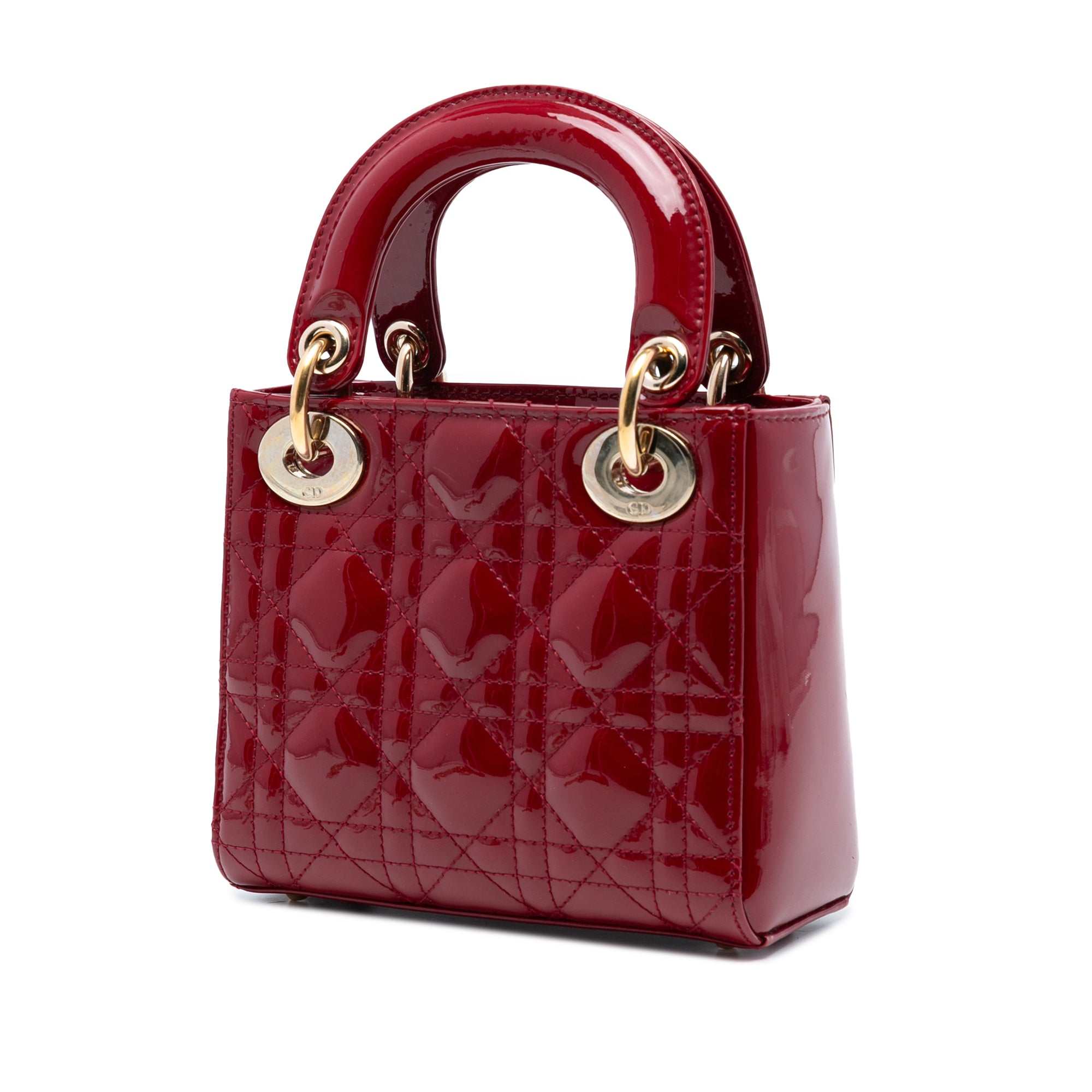 Dior Mini Patent Cannage Lady Dior - image 2