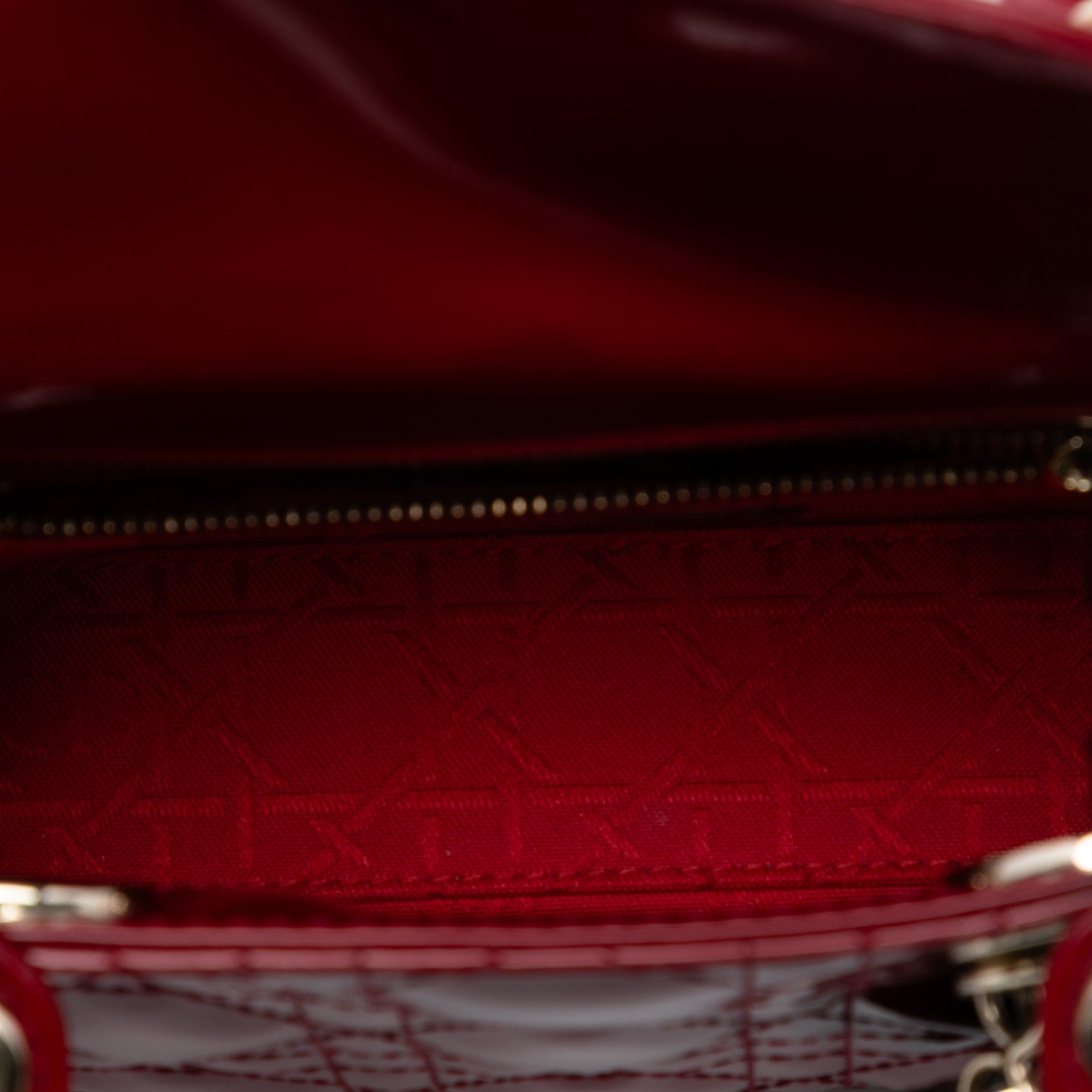 Dior Mini Patent Cannage Lady Dior - image 4