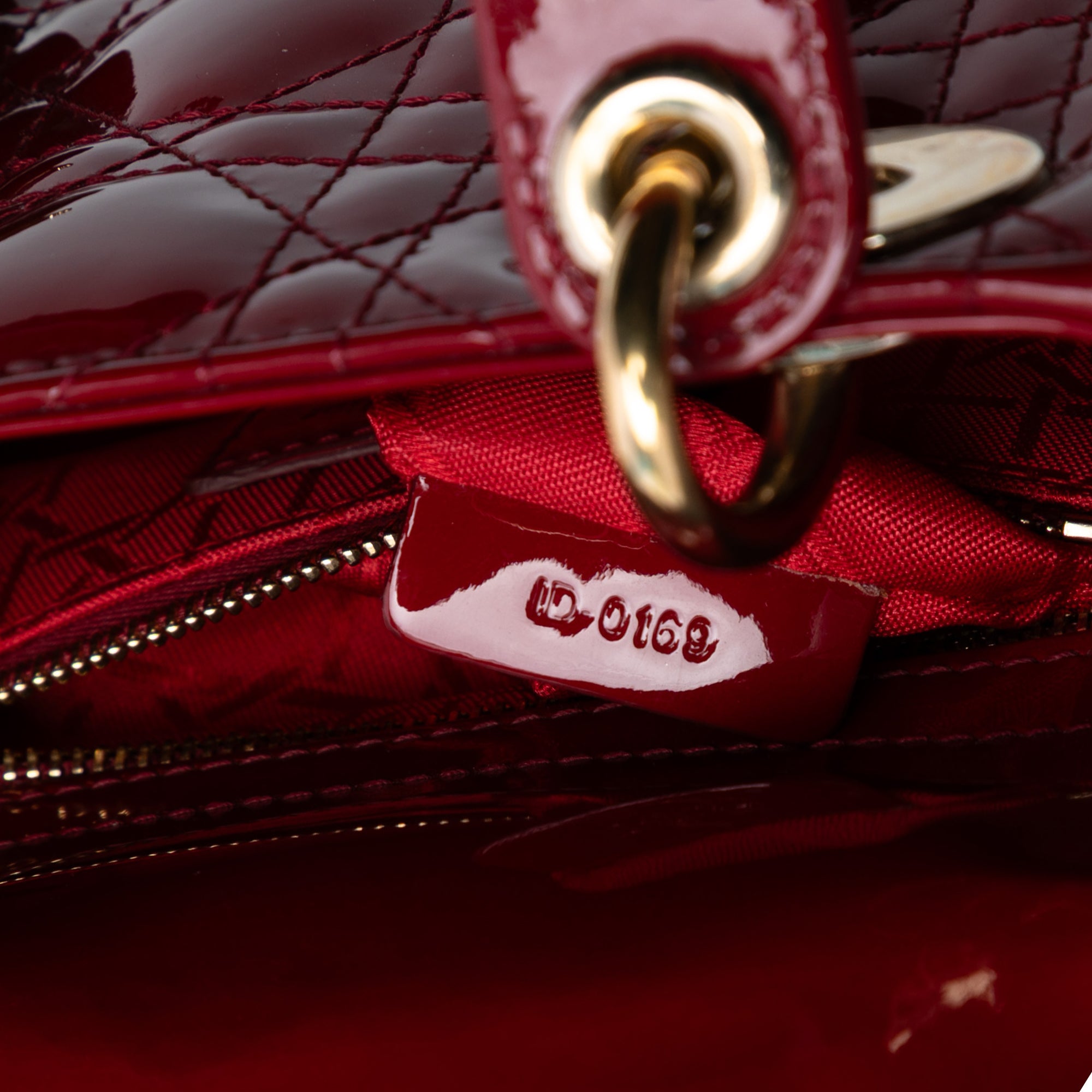 Dior Mini Patent Cannage Lady Dior - image 6