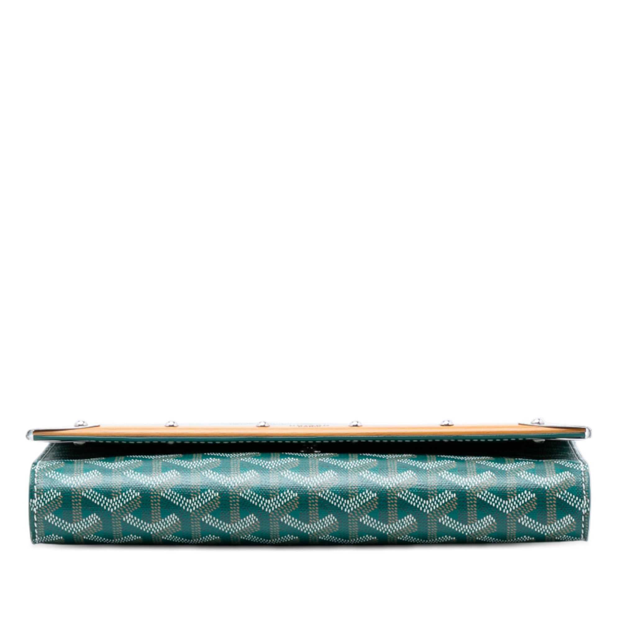 Goyard Goyardine Monte Carlo Bois Clutch with Strap - image 3