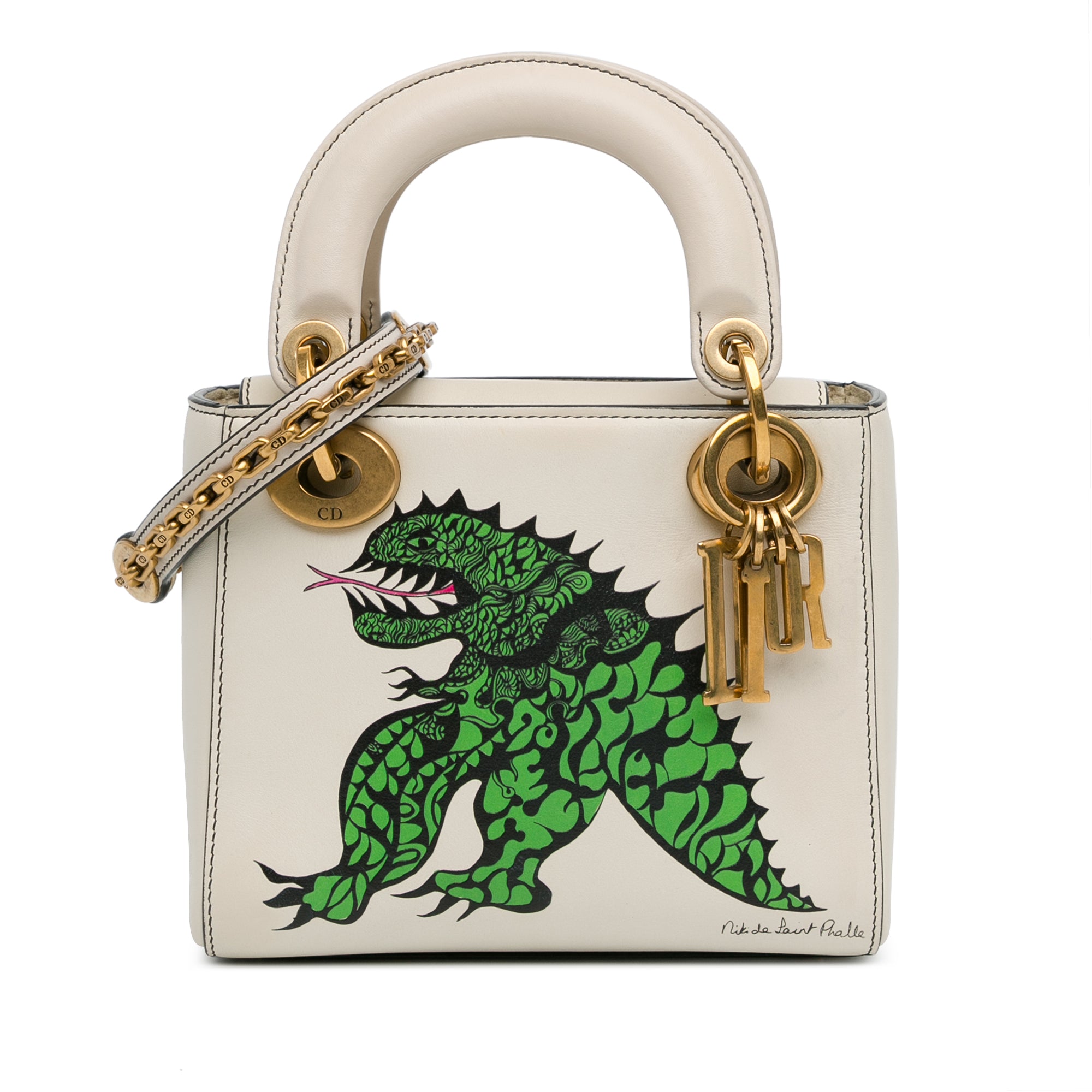 Dior Limited Edition Niki De Saint Phalle Mini Calfskin Dragon Lady Dior - image 1