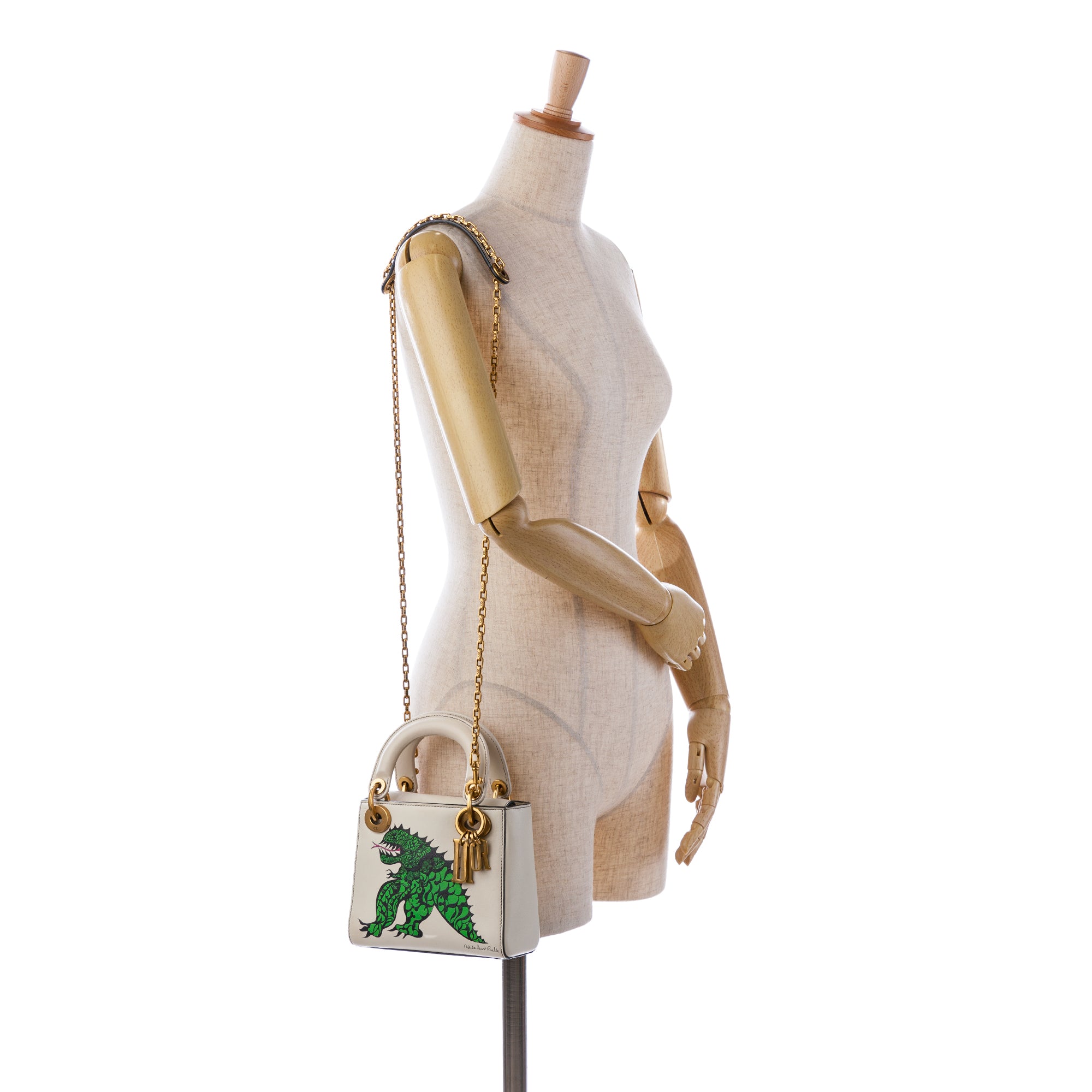 Dior Limited Edition Niki De Saint Phalle Mini Calfskin Dragon Lady Dior - image 13