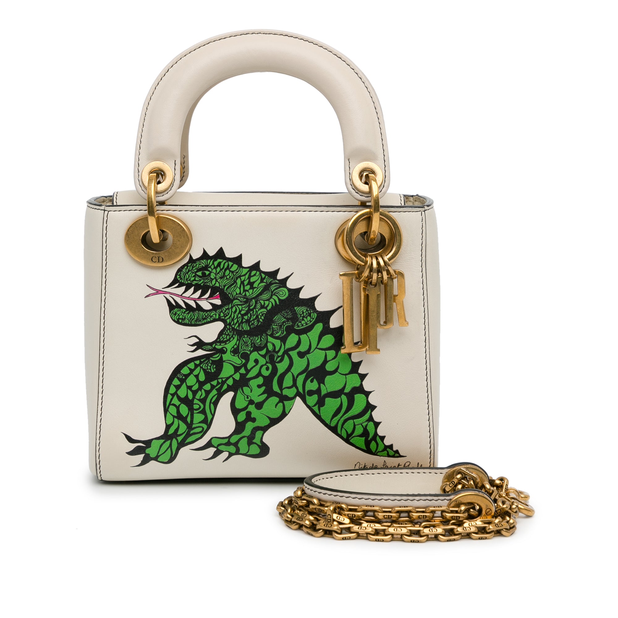 Dior Limited Edition Niki De Saint Phalle Mini Calfskin Dragon Lady Dior - image 14