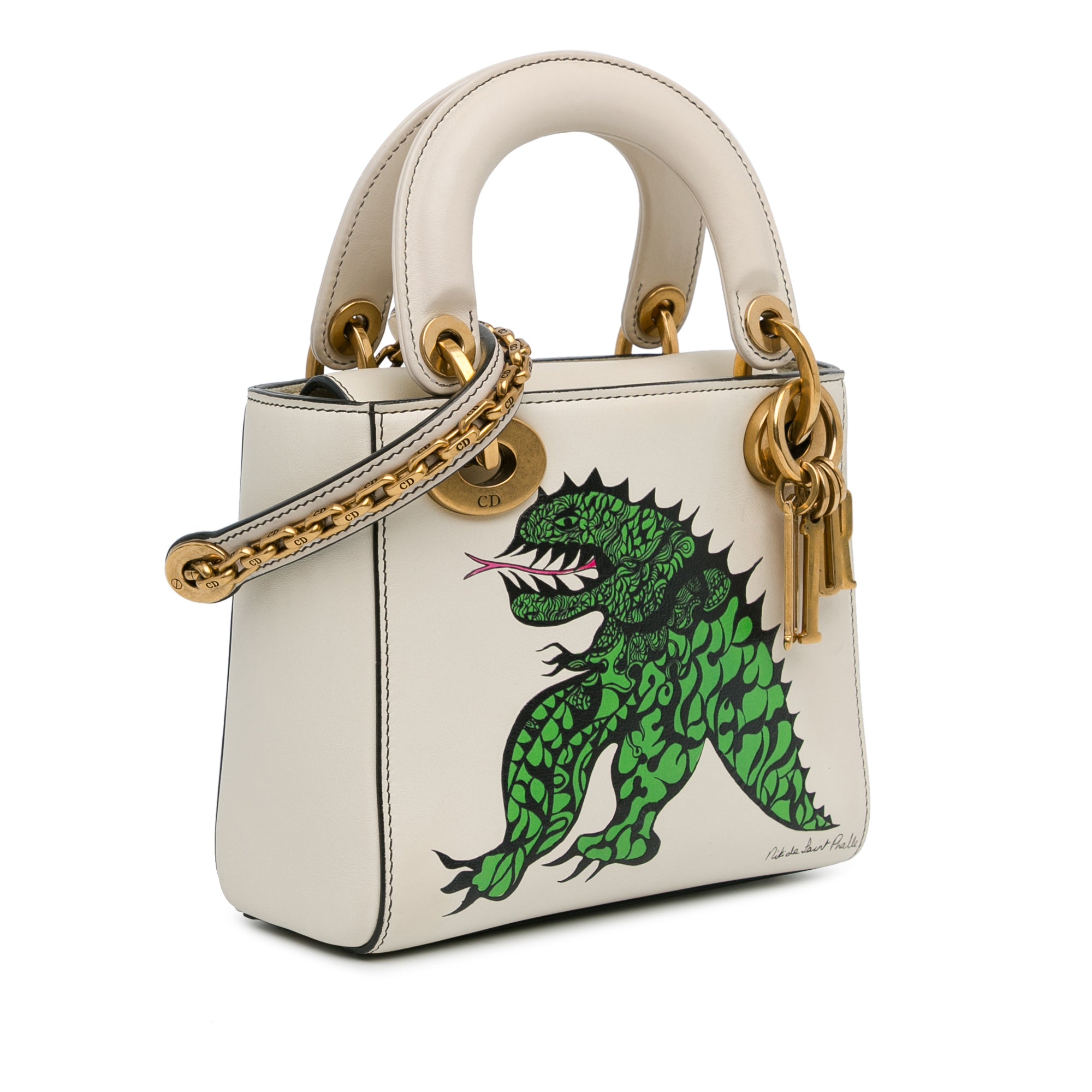 Dior Limited Edition Niki De Saint Phalle Mini Calfskin Dragon Lady Dior - image 2