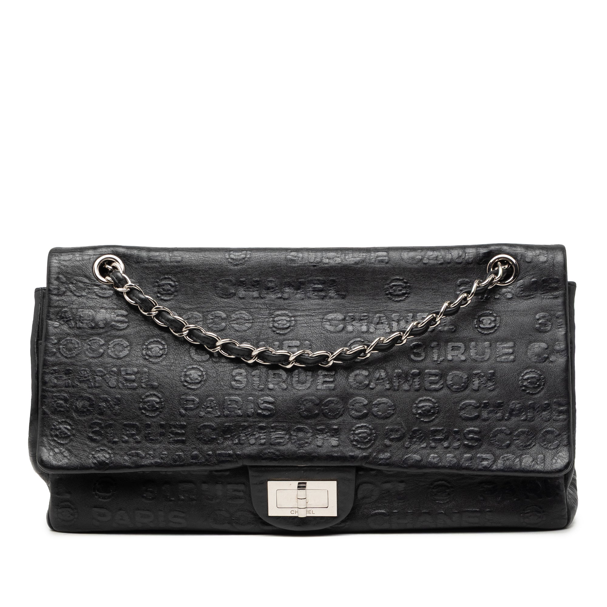 Chanel Maxi Embossed Calfskin 31 Rue Cambon Reissue 2.55 Double Flap - image 1