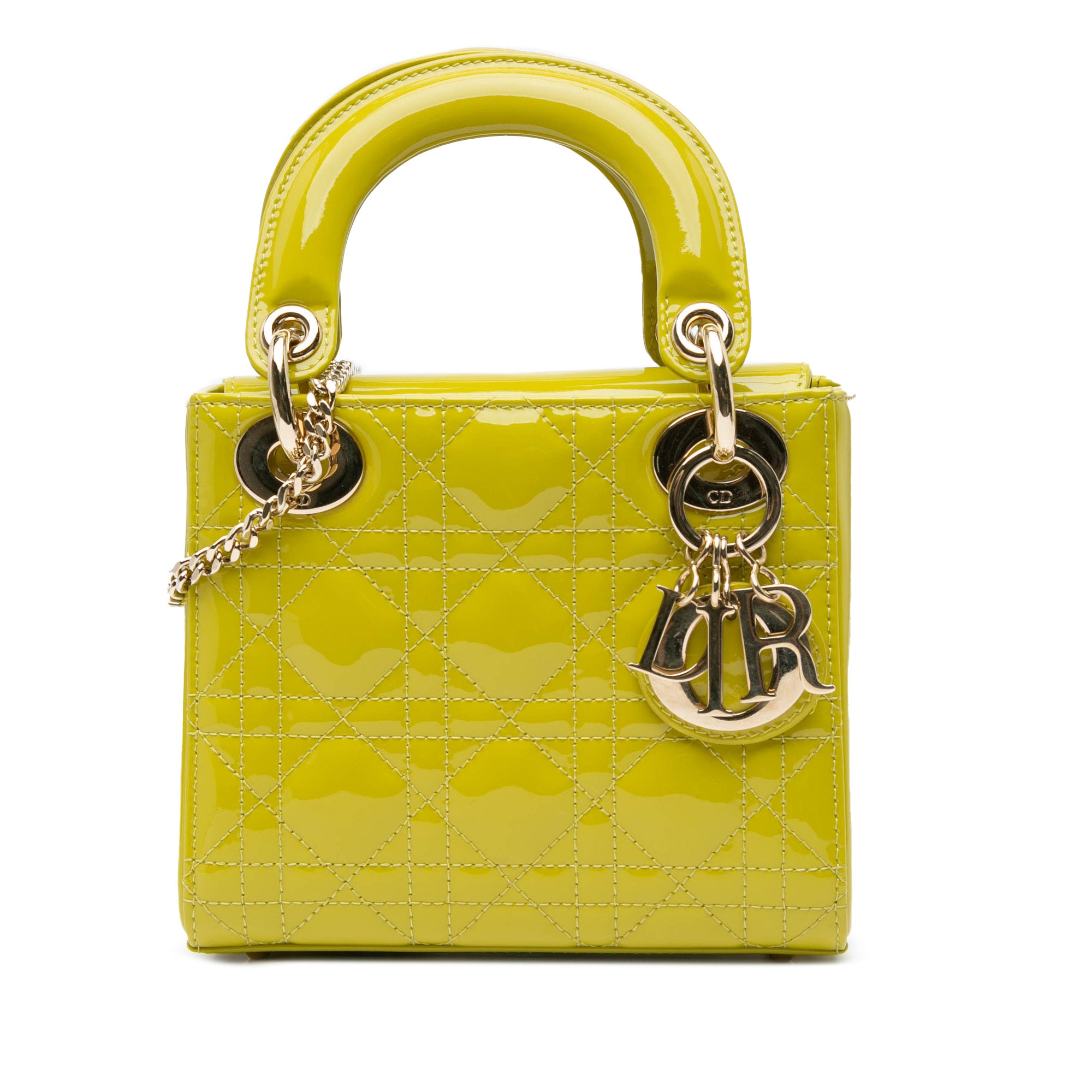Dior Mini Patent Cannage Lady Dior - image 1