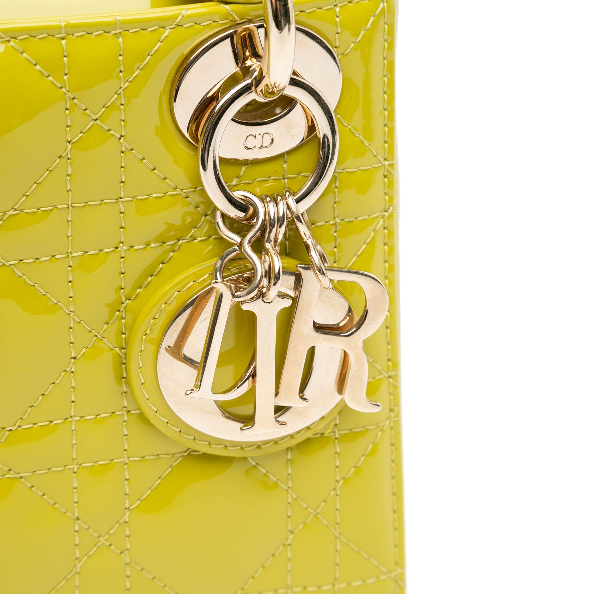 Dior Mini Patent Cannage Lady Dior - image 7