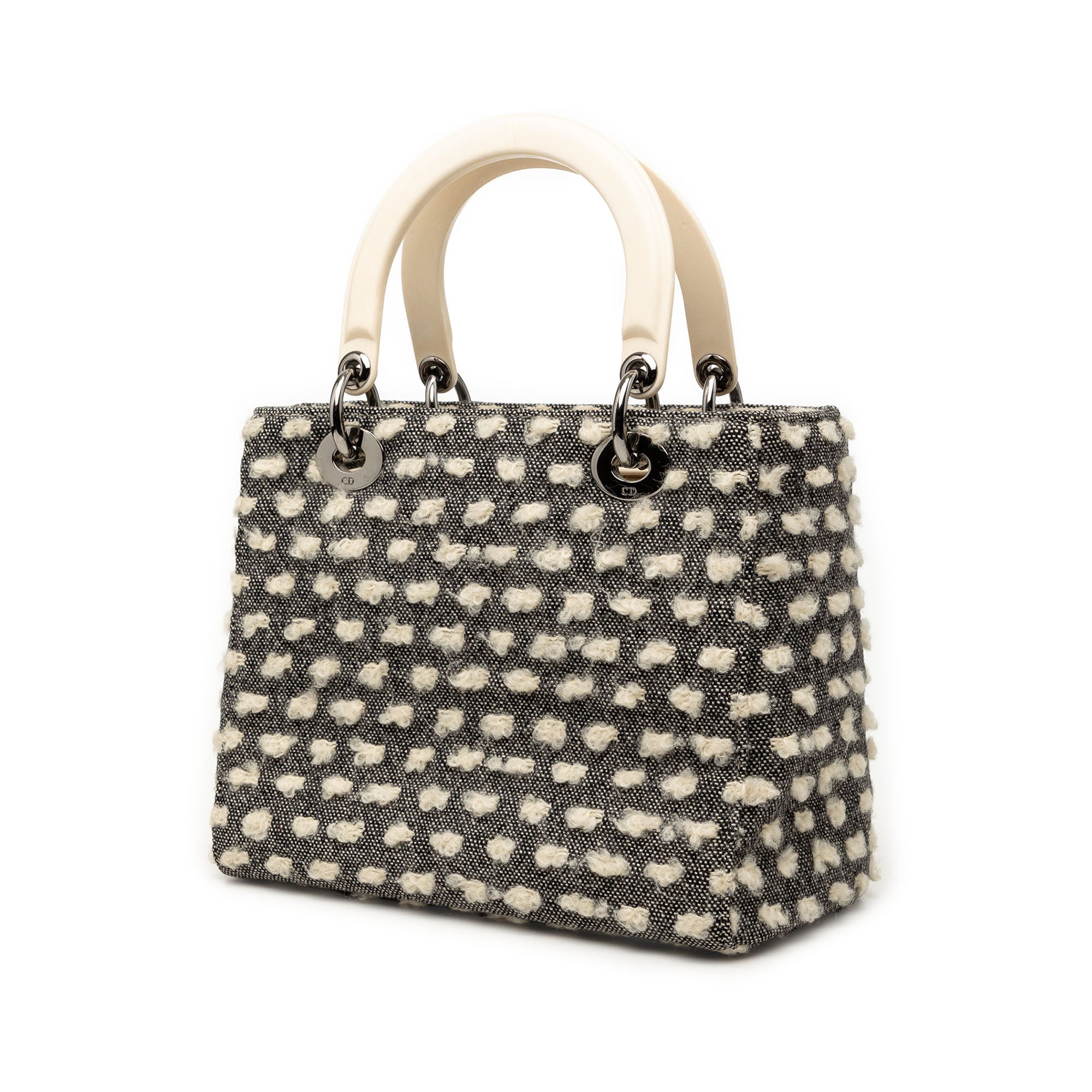 Dior Medium Tweed Lady Dior - image 2