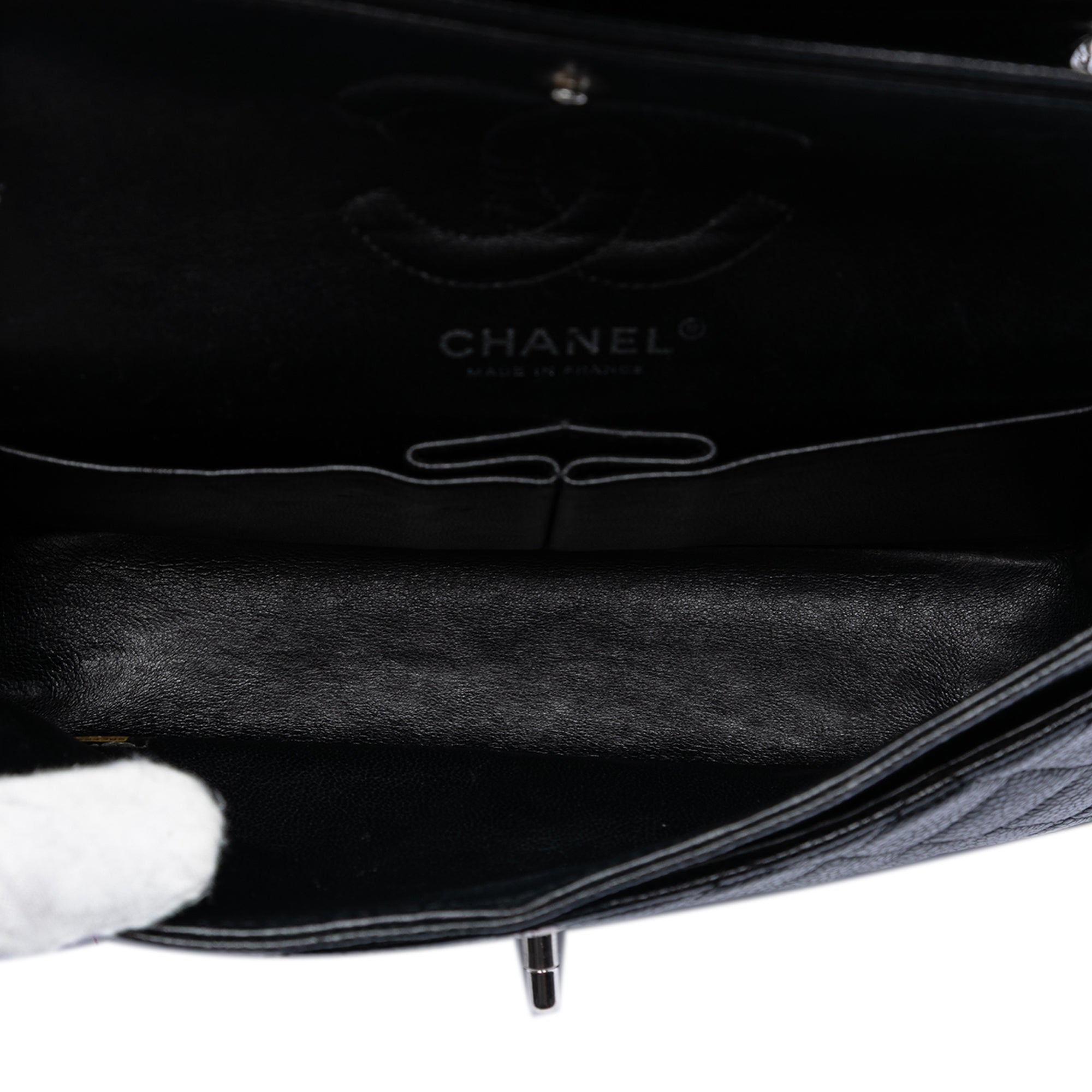 Chanel Small Classic Caviar Double Flap - image 4