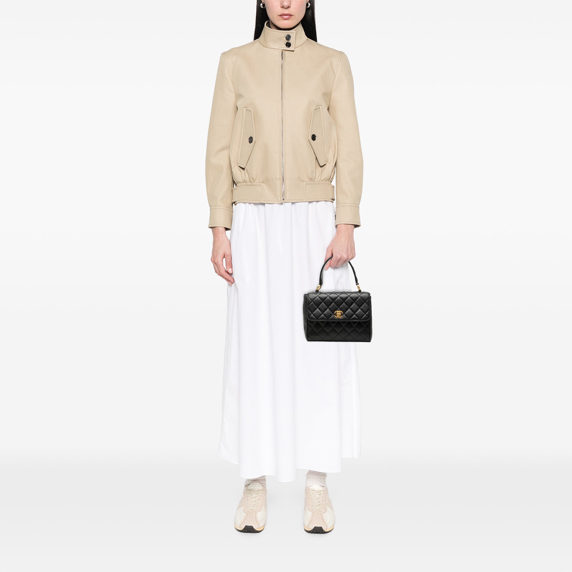 Chanel Mini Quilted Lambskin Kelly Top Handle Bag - image 6