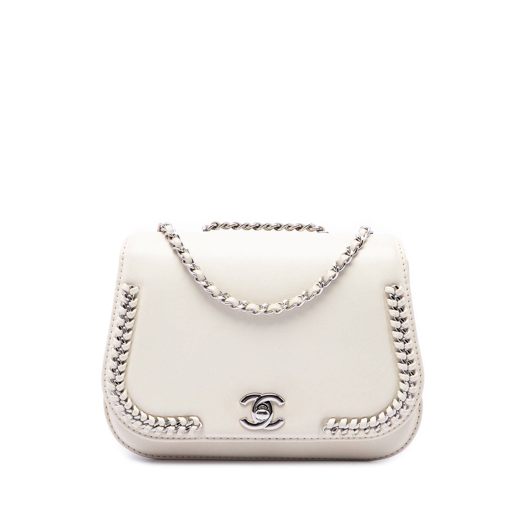 Chanel Small Calfskin Braided Chic Flap - image 1