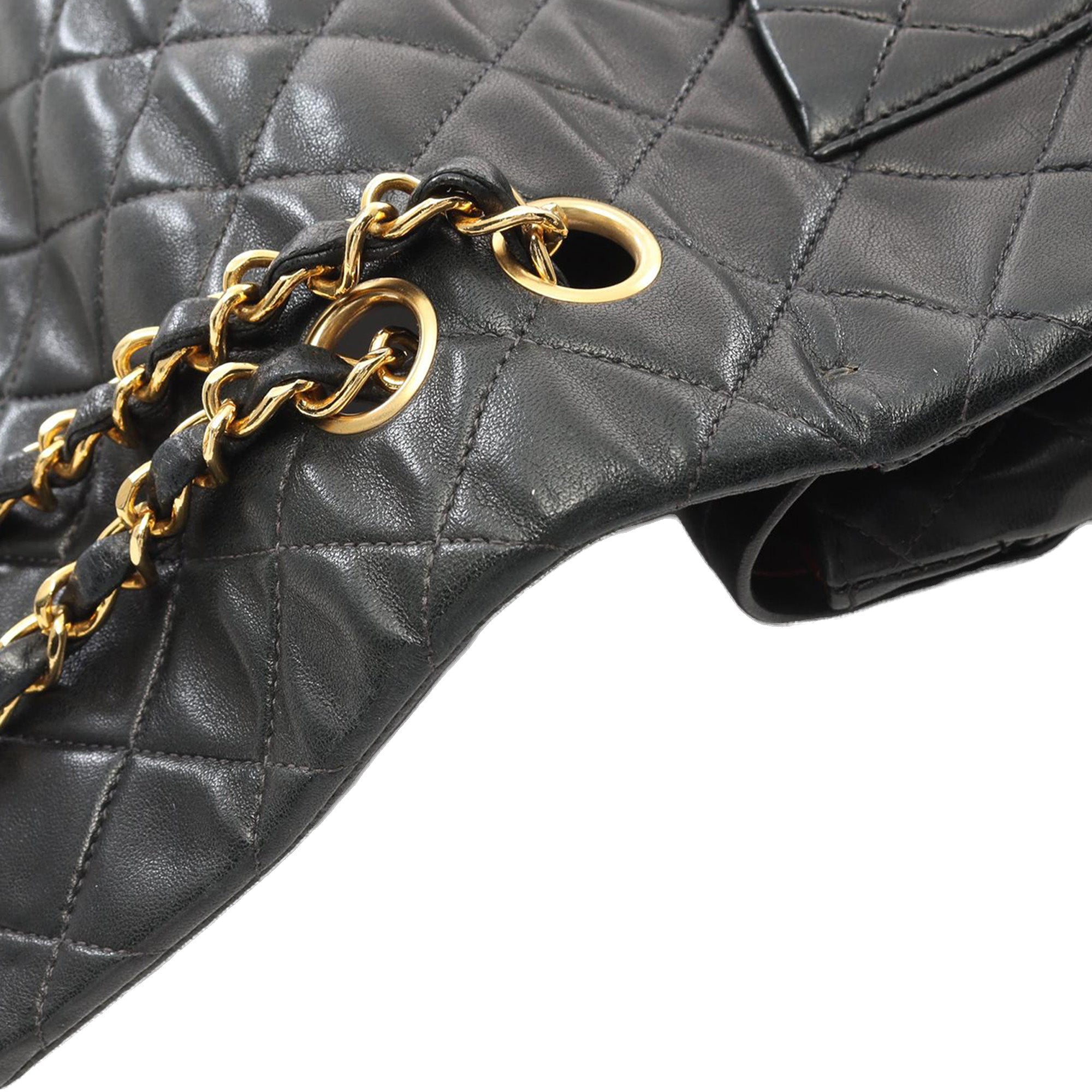 Chanel Medium Classic Lambskin Double Flap - image 11