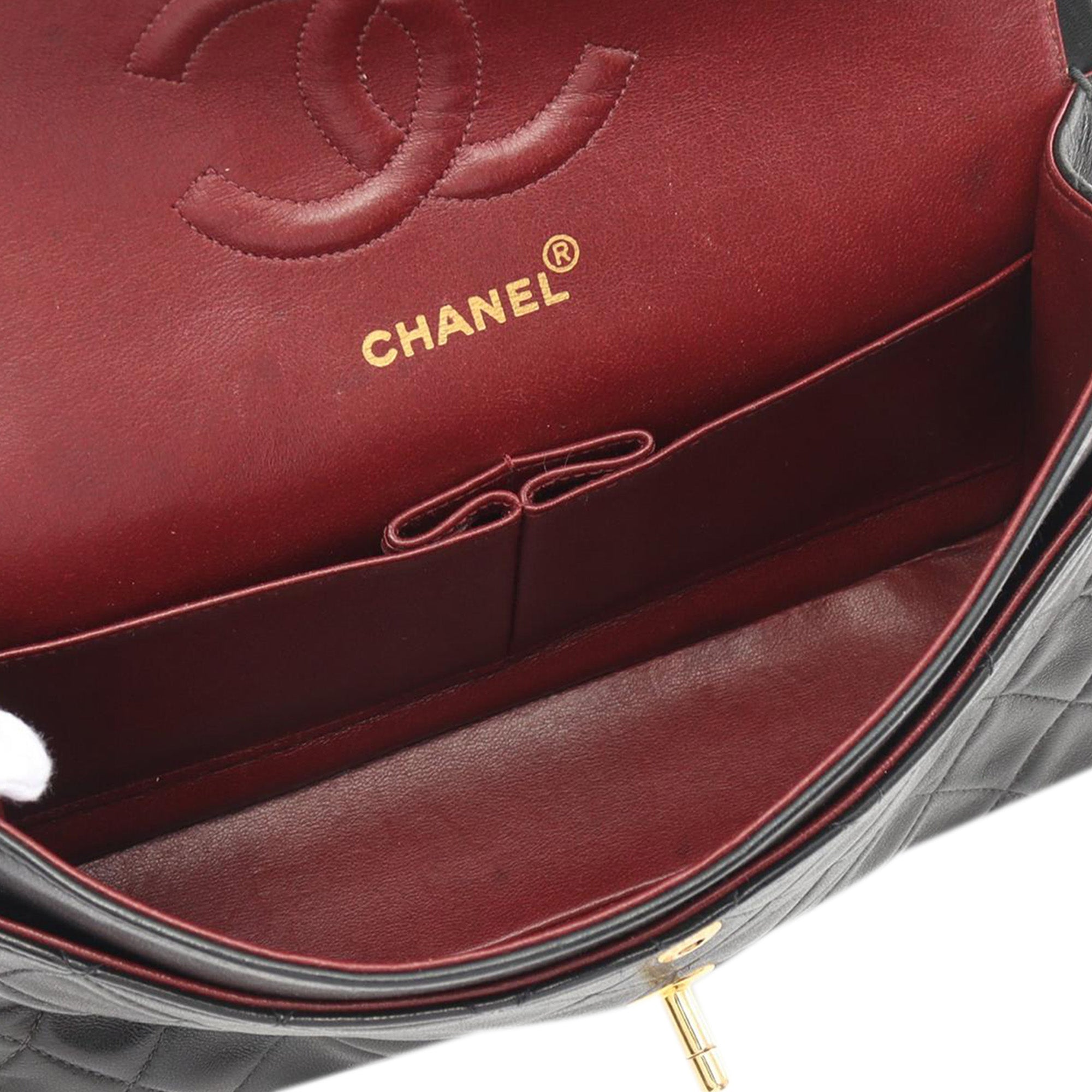 Chanel Medium Classic Lambskin Double Flap - image 3