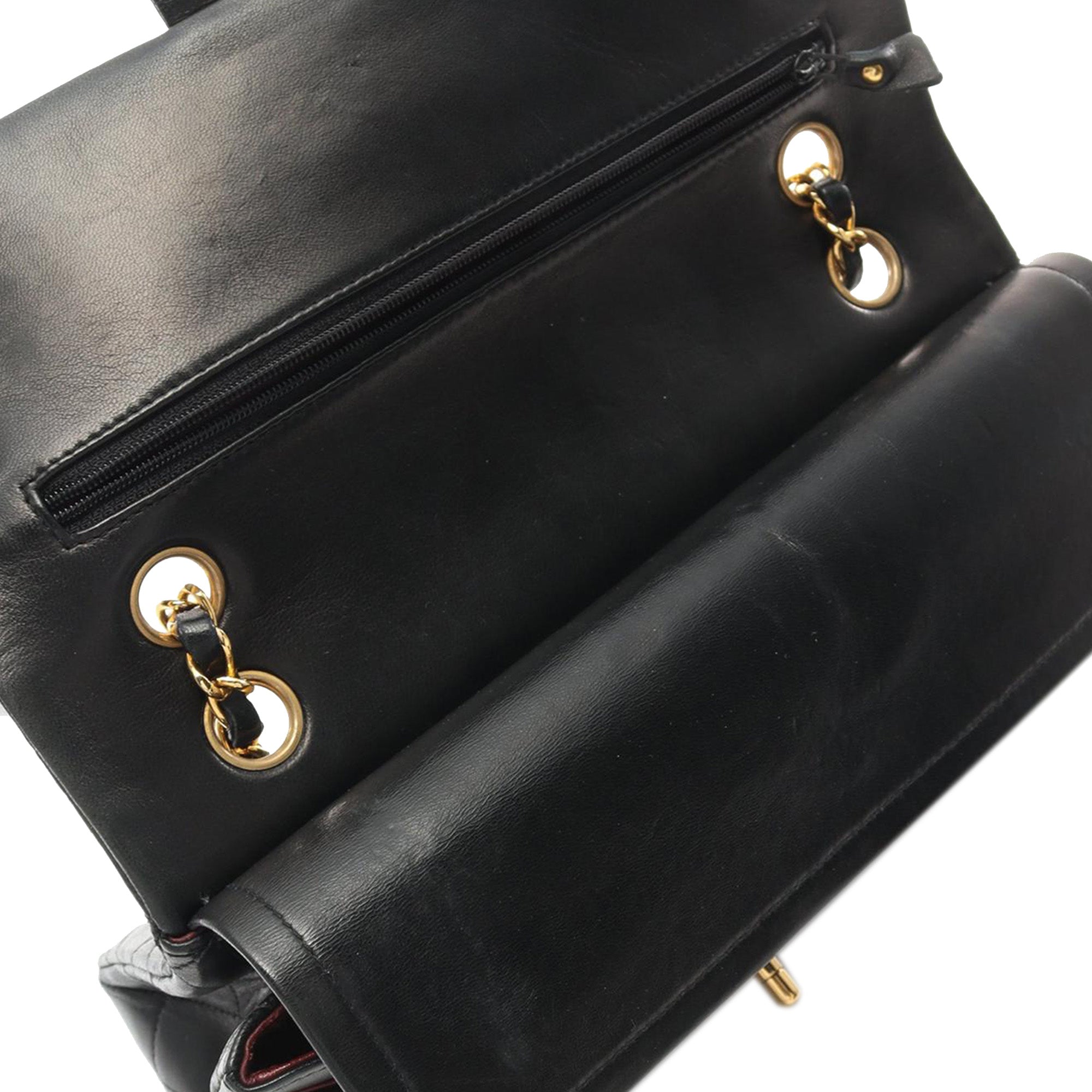 Chanel Medium Classic Lambskin Double Flap - image 8