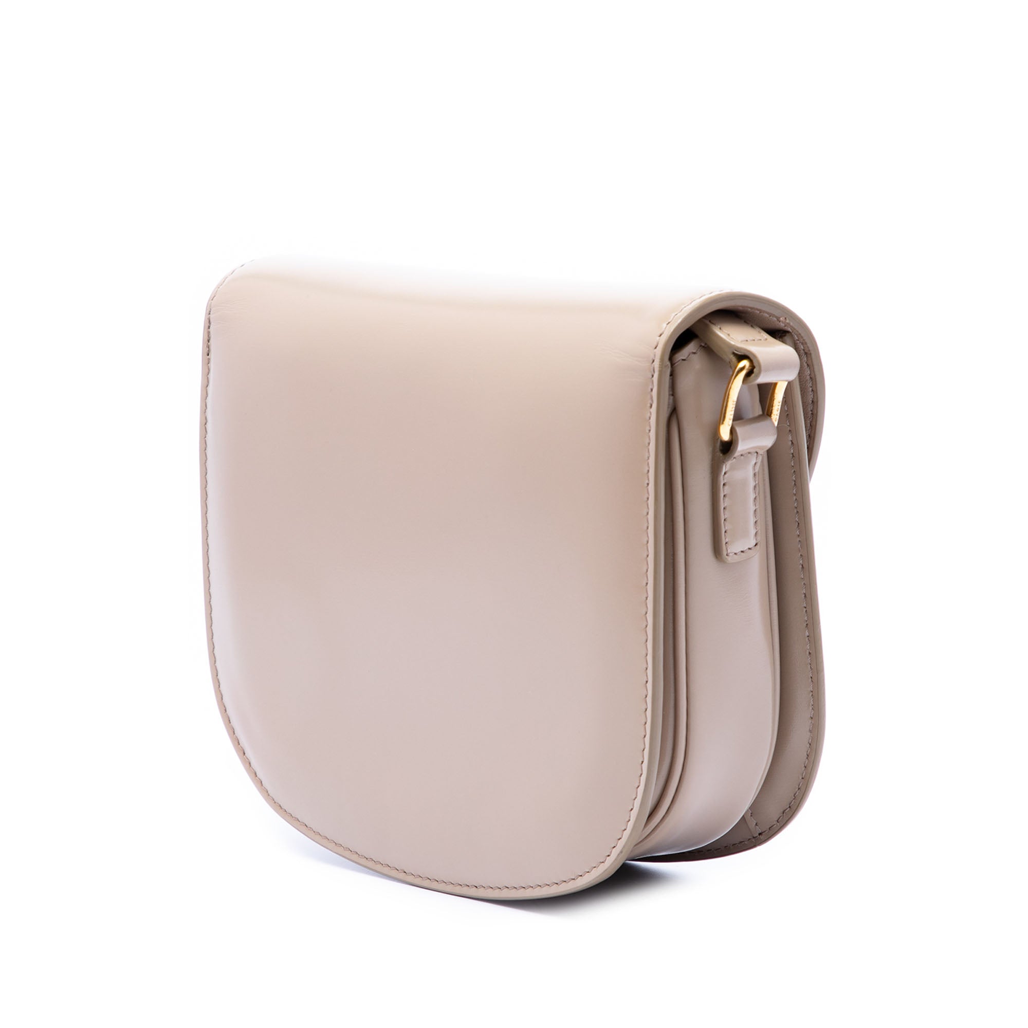 Celine Teen Shiny Calfskin Triomphe Besace Clea Crossbody - image 2