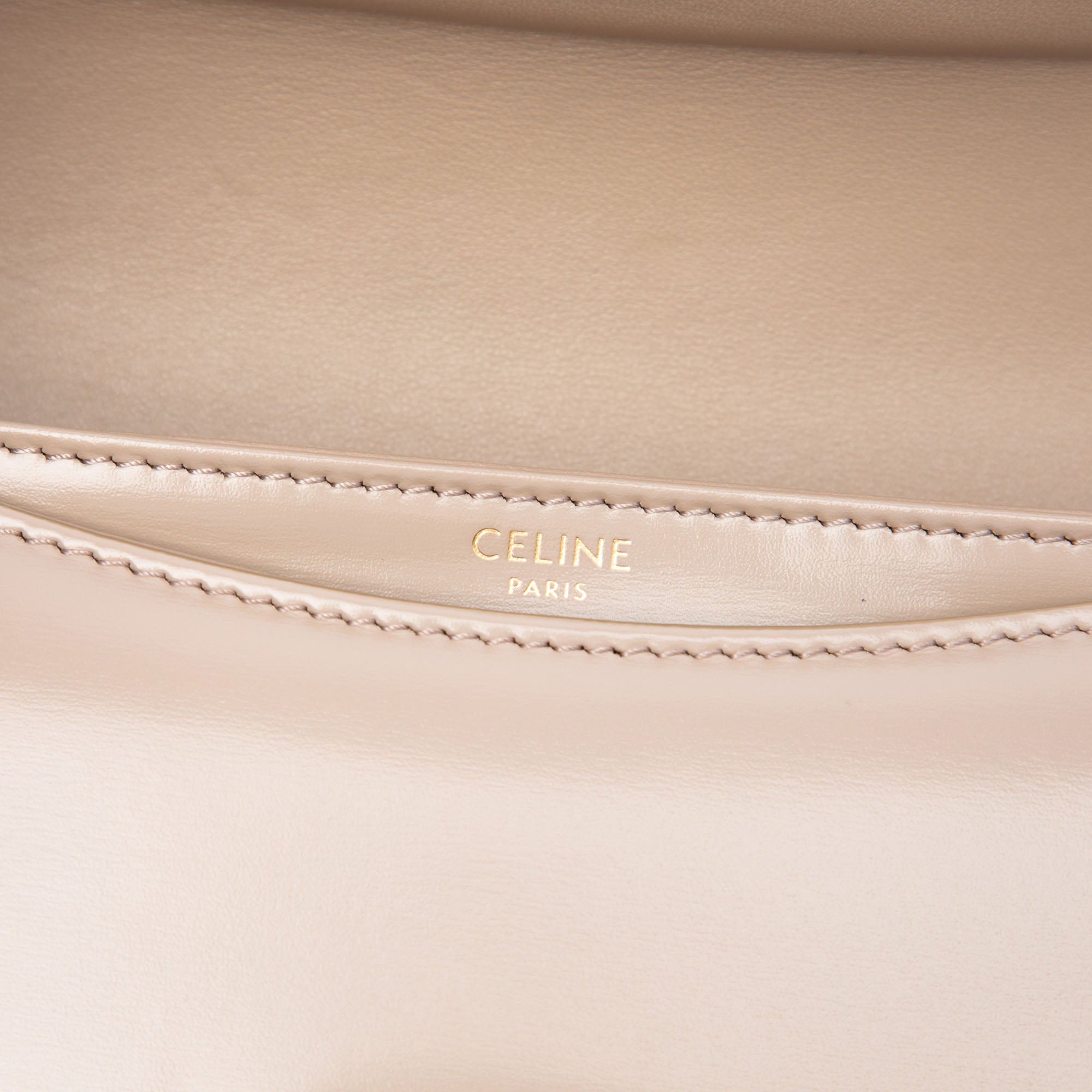 Celine Teen Shiny Calfskin Triomphe Besace Clea Crossbody - image 5