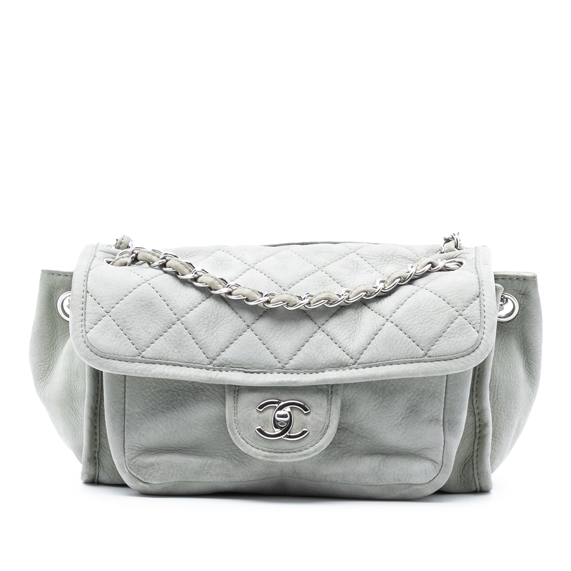 Chanel Calfskin French Riviera Shoulder Bag - image 1