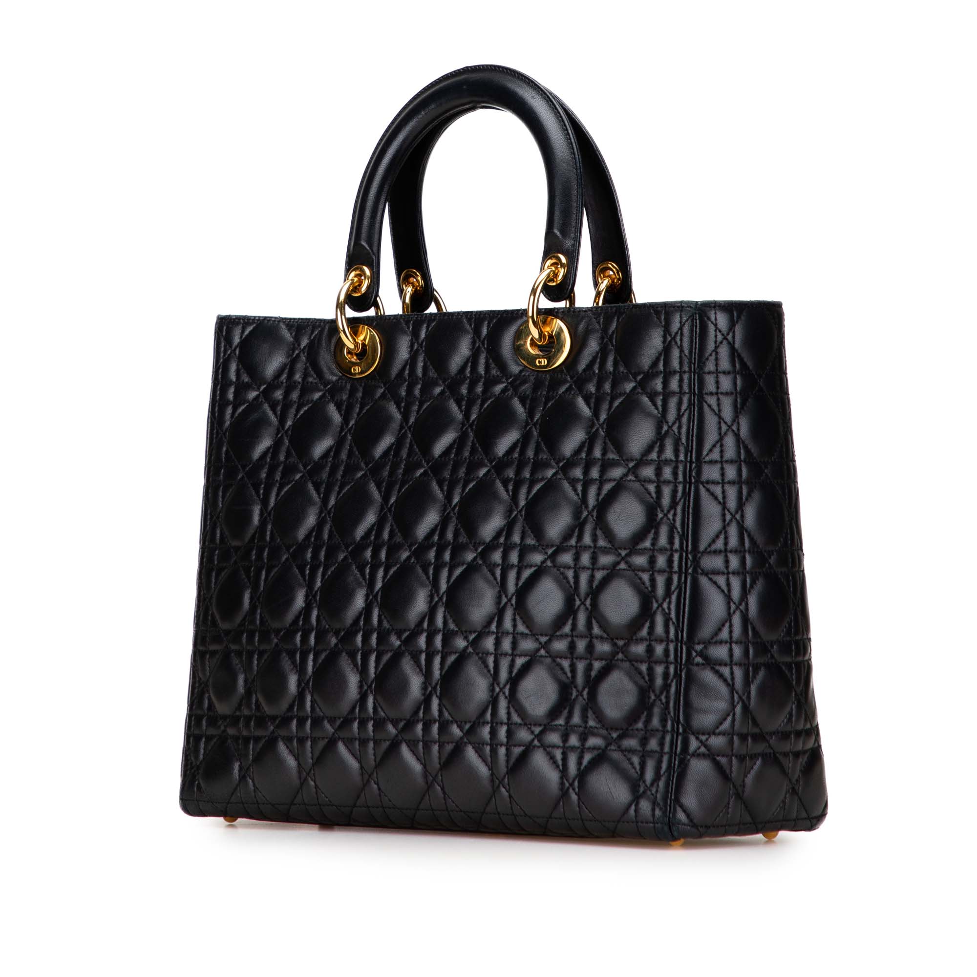 Dior Large Lambskin Cannage Lady Dior - image 2