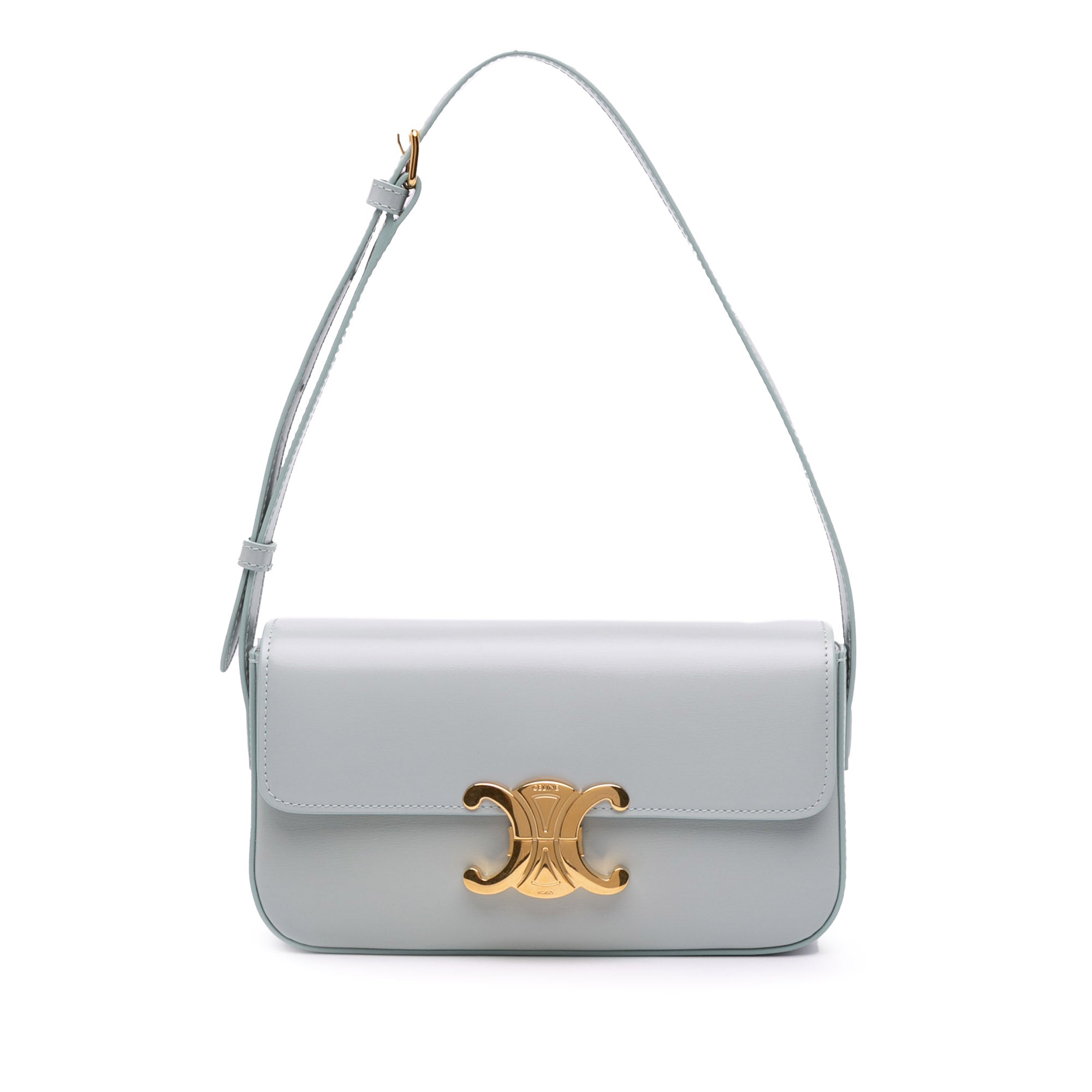 Celine Shiny Calfskin Claude Shoulder Bag - image 1