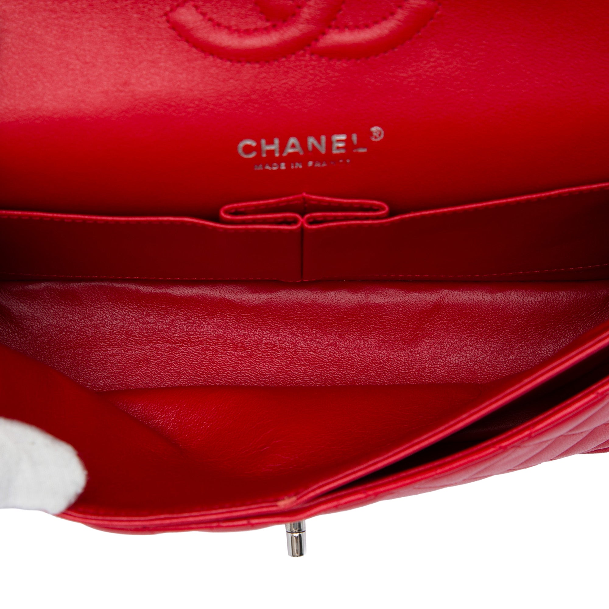 Chanel Medium Classic Lambskin Double Flap - image 4