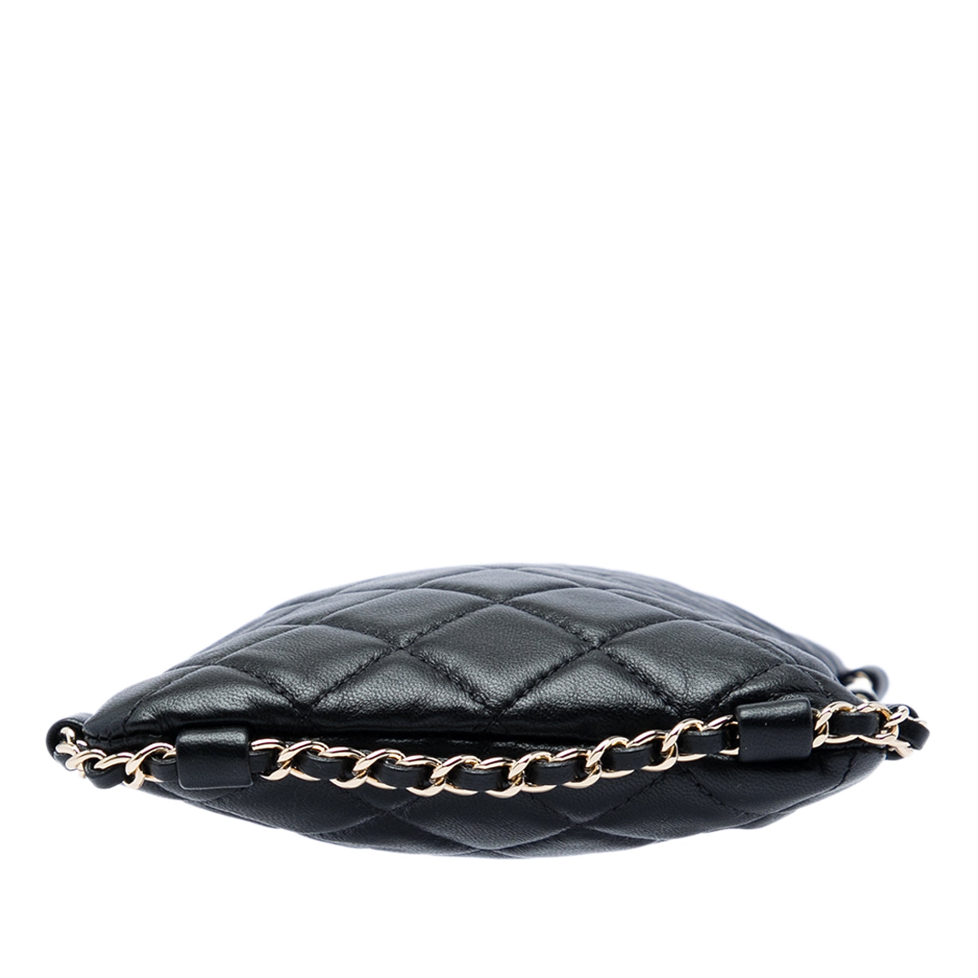 Chanel CC Quilted Lambskin Chain Around Phone Holder Crossbody - image 3