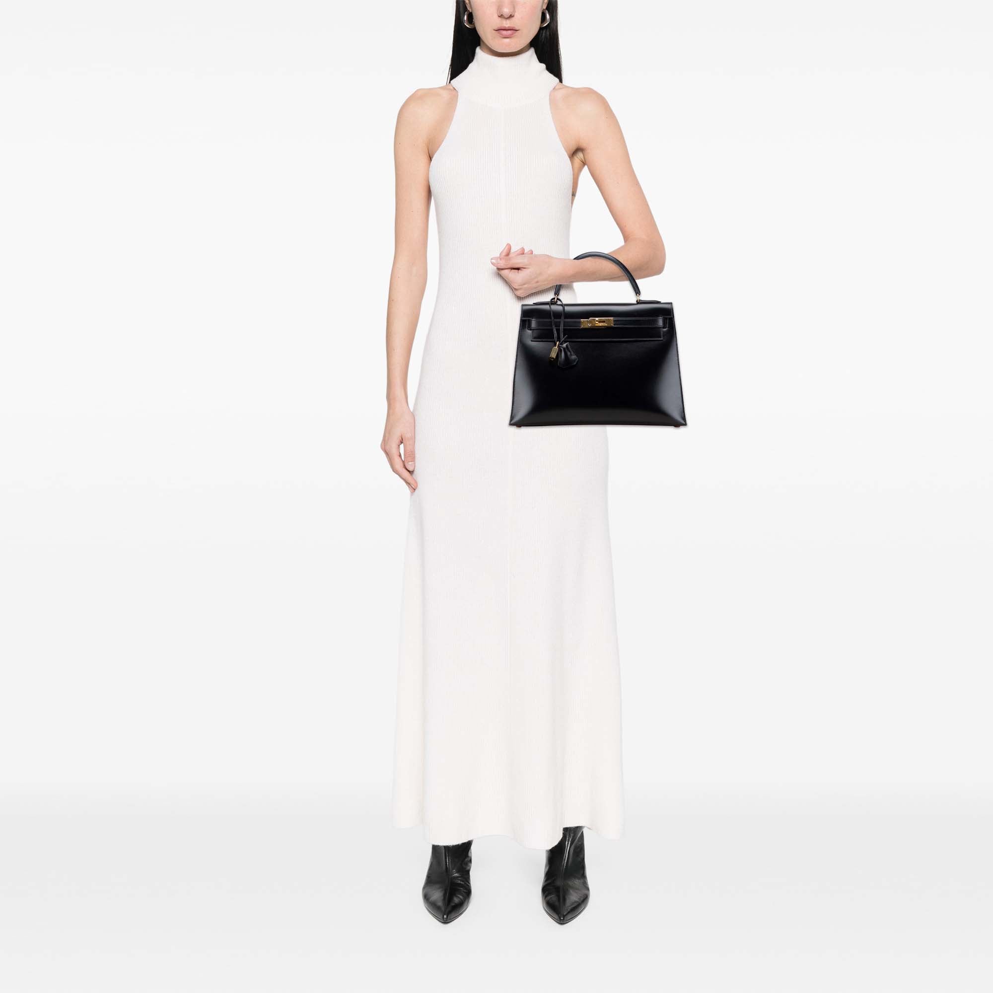 Hermès Box Calf Kelly Sellier 32 - image 11