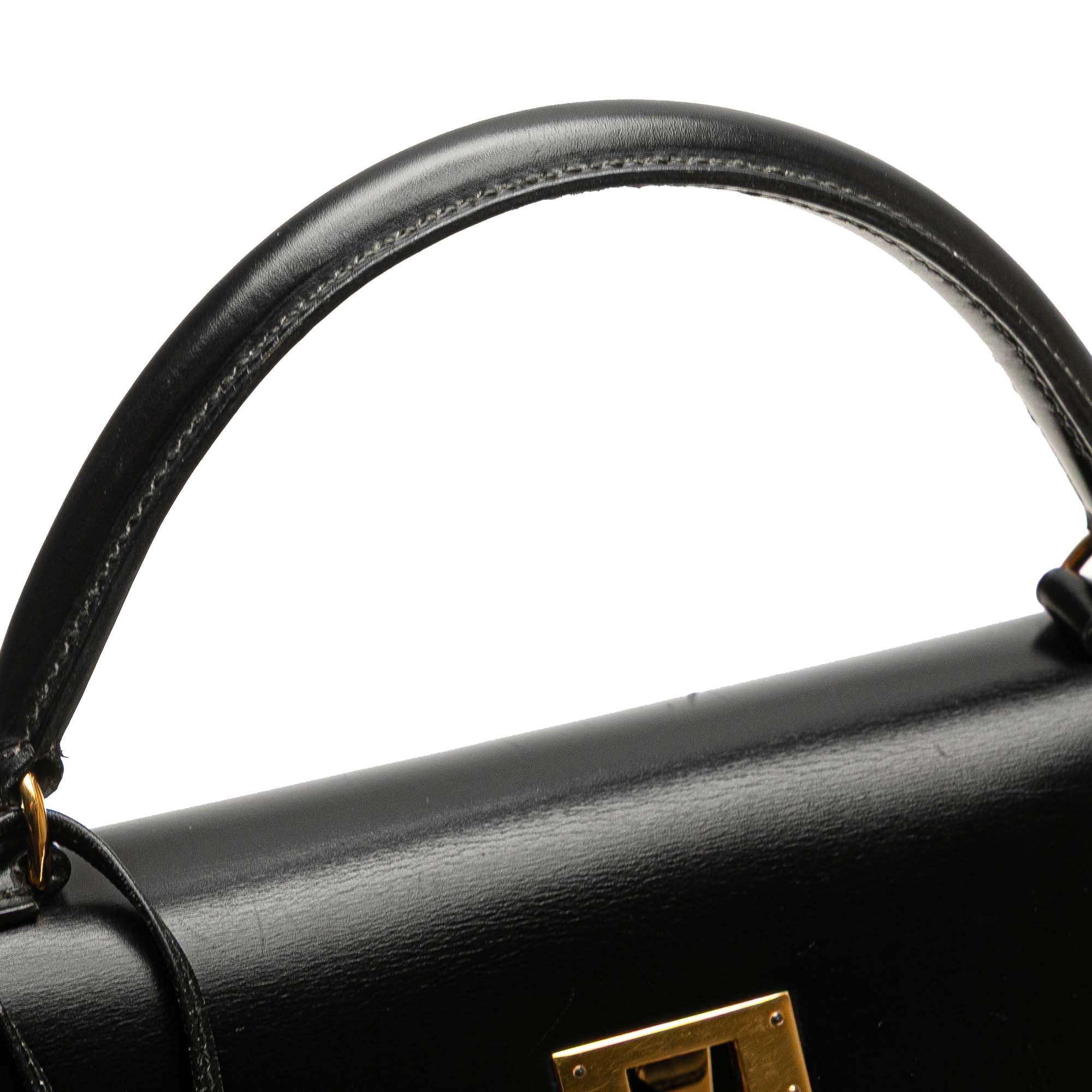 Hermès Box Calf Kelly Sellier 32 - image 9
