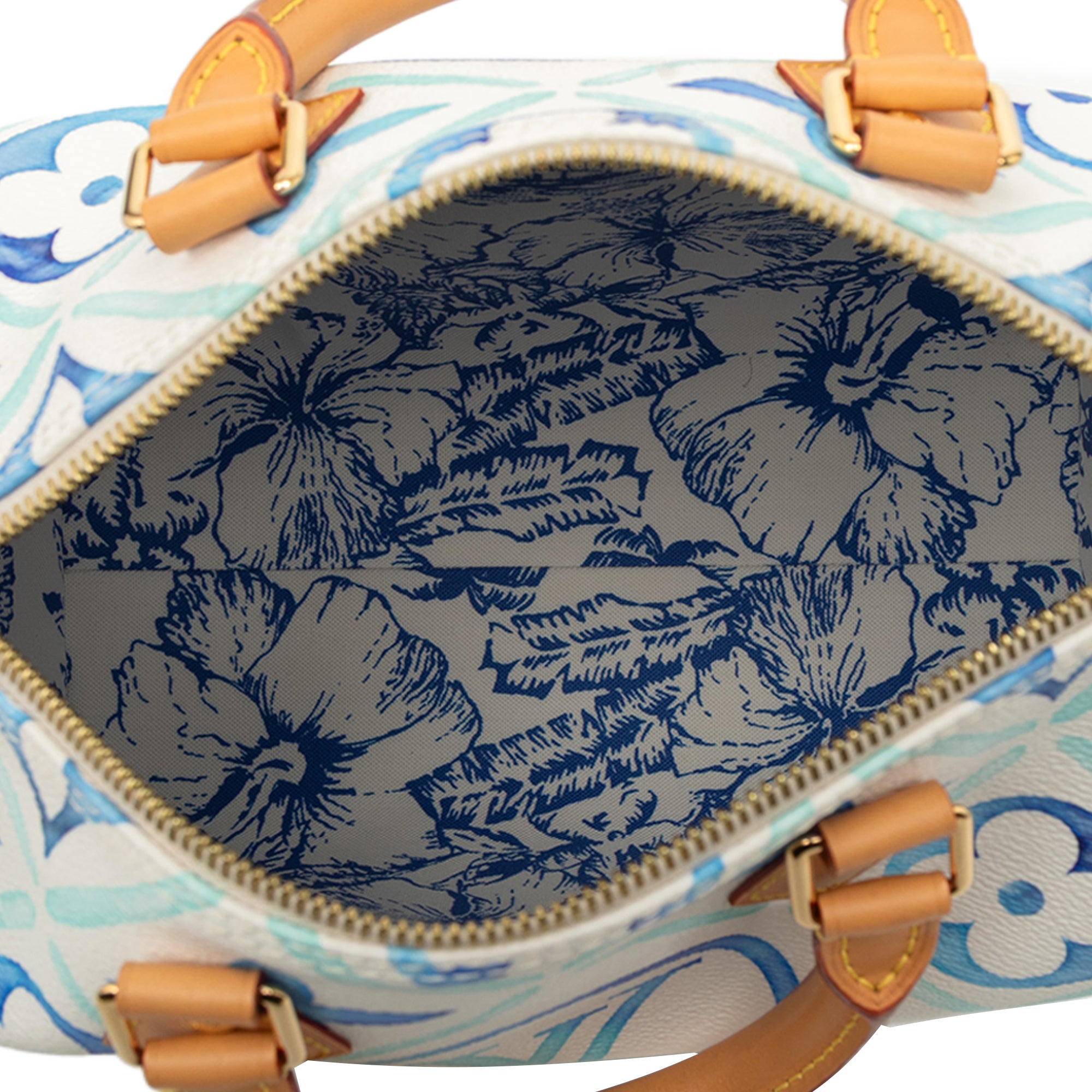 Louis Vuitton Monogram Tiles By The Pool Speedy Bandouliere 25 - image 4