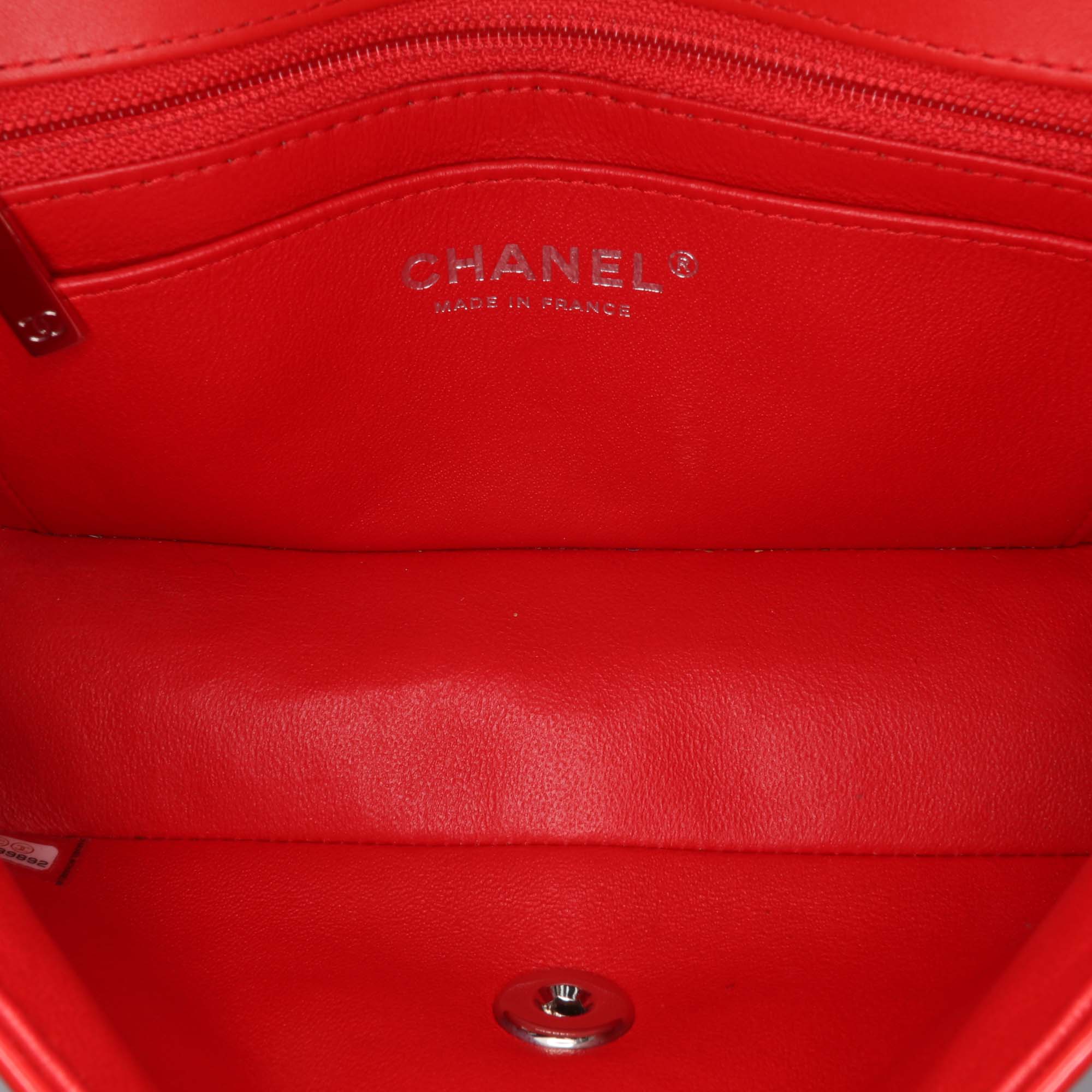 Chanel Mini Rectangular Classic Bicolor Patent Single Flap - image 4