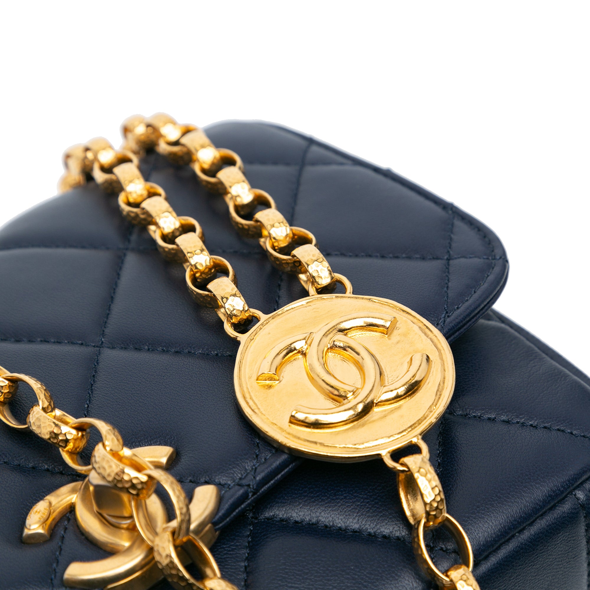 Chanel Lambskin CC Coin Flap - image 8