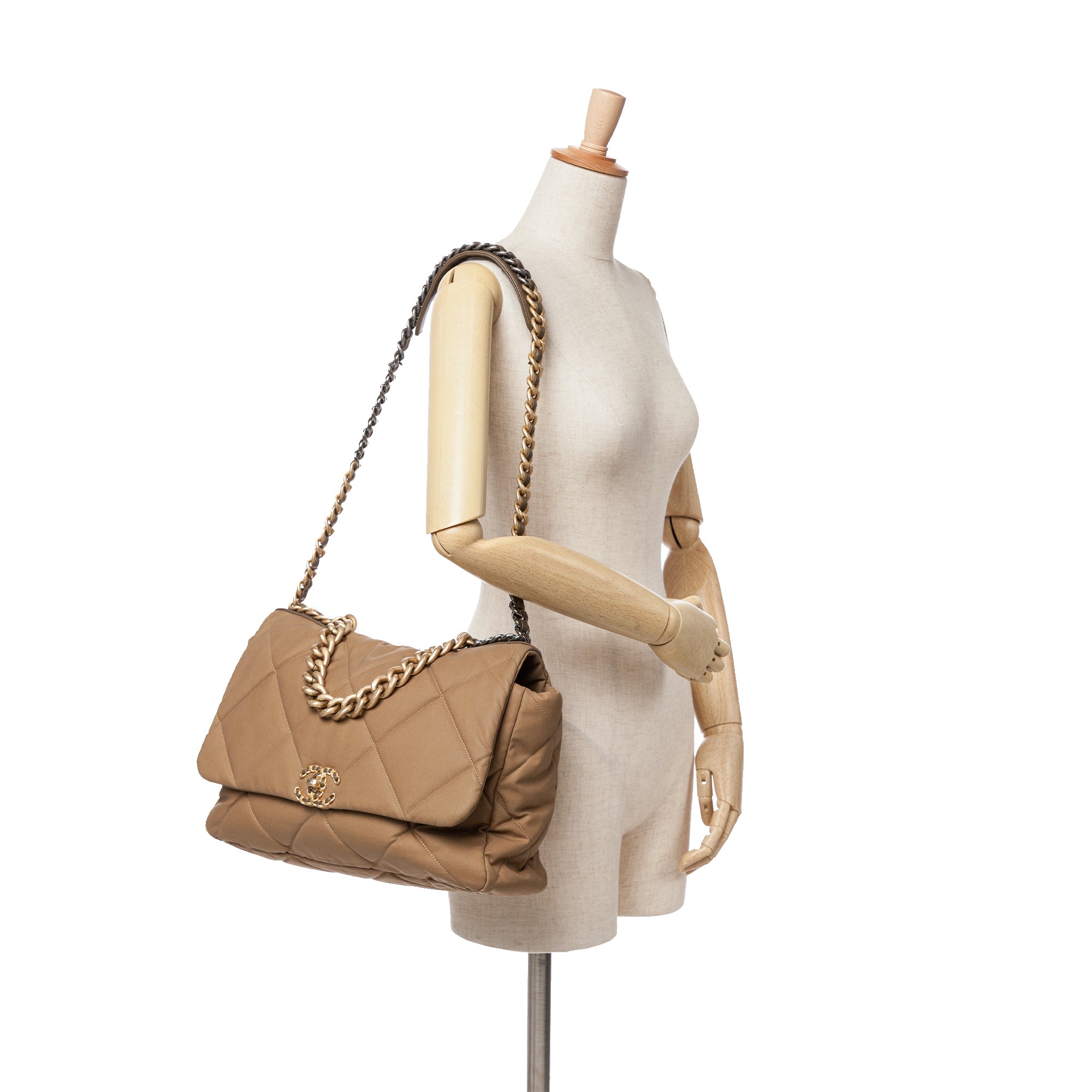 Chanel Maxi Canvas 19 Flap - image 10