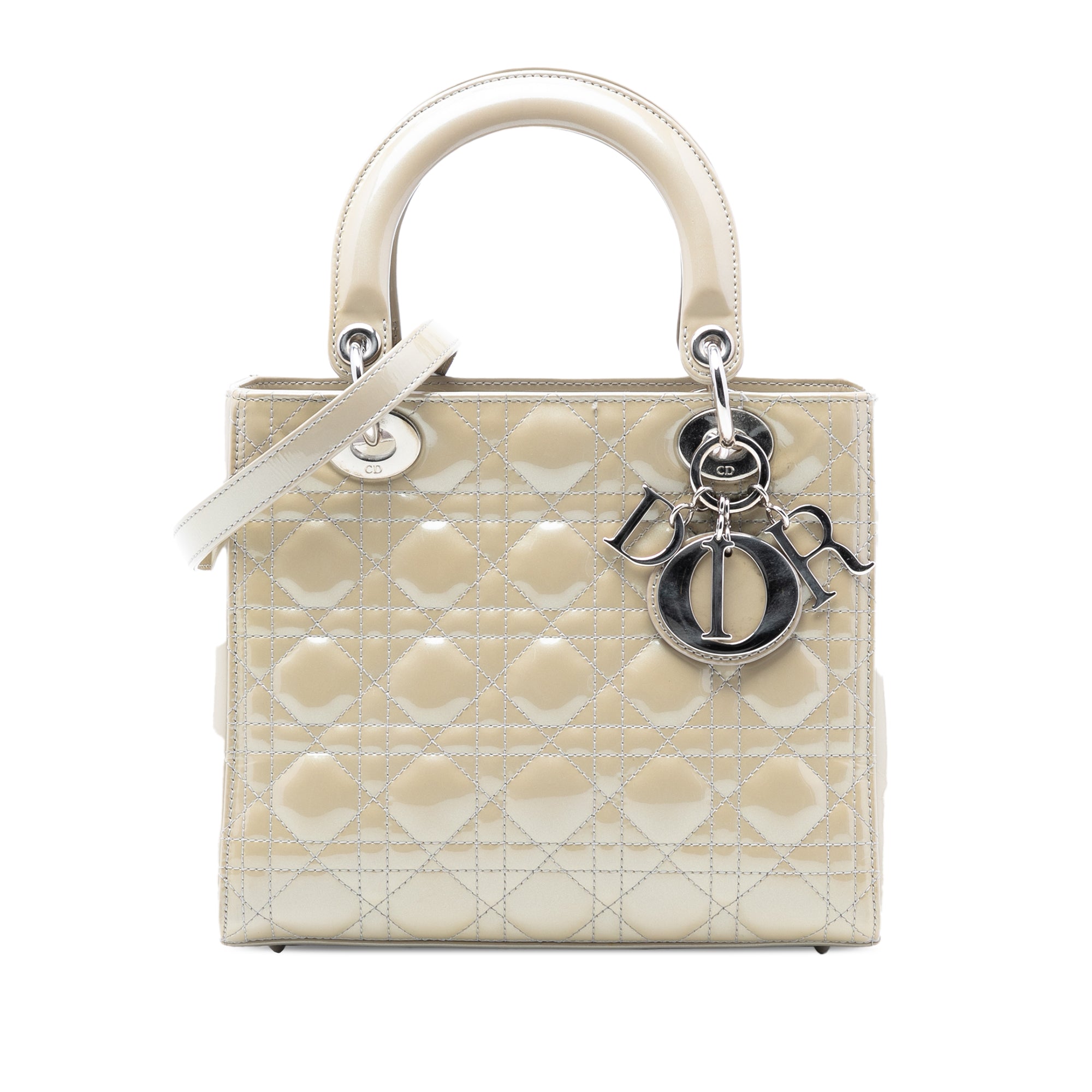 Dior Medium Patent Cannage Lady Dior - image 1