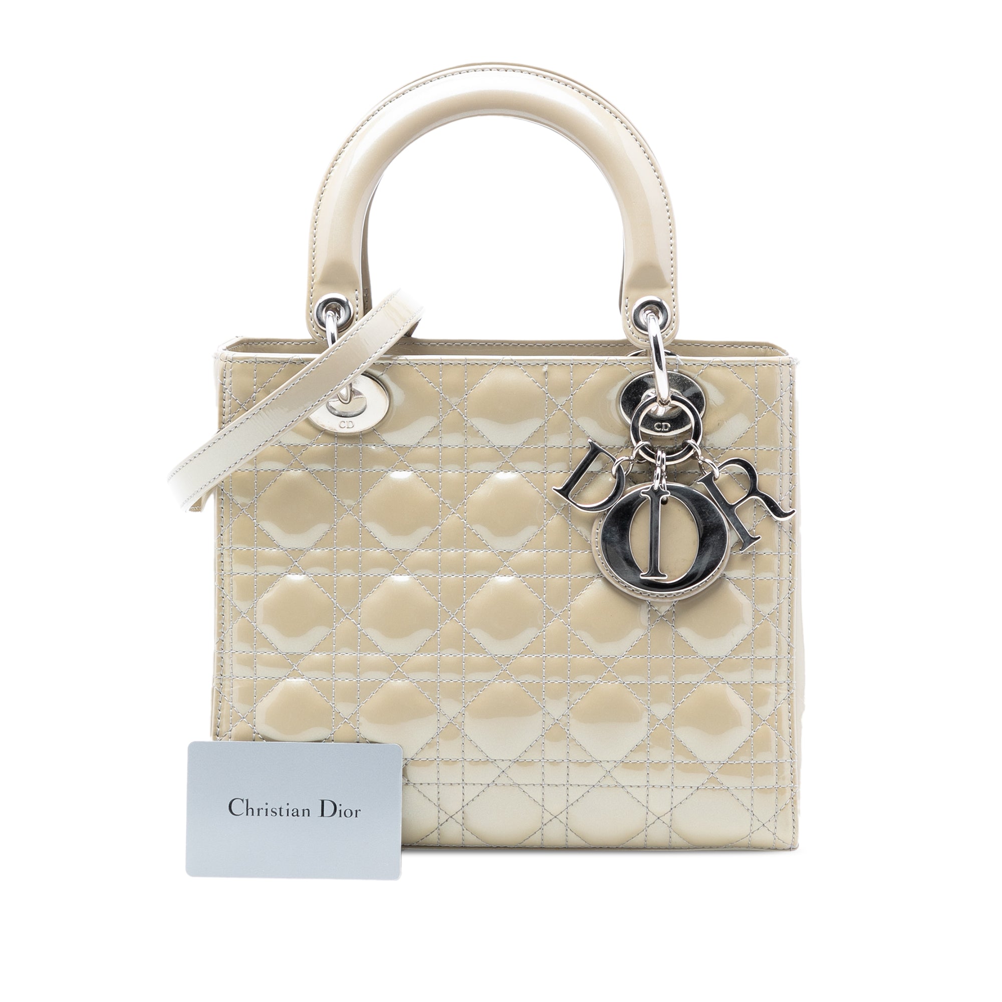 Dior Medium Patent Cannage Lady Dior - image 8