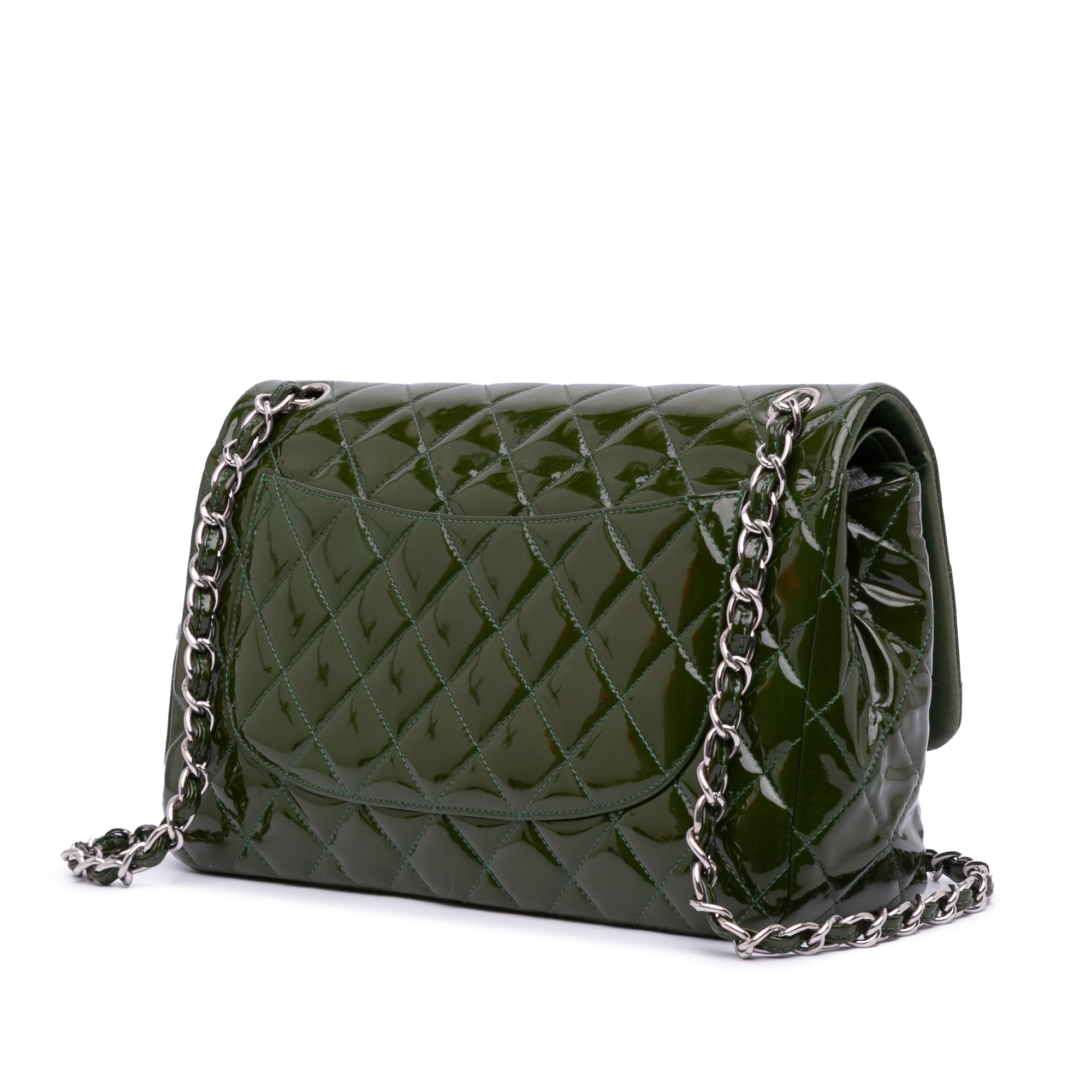 Chanel Jumbo Classic Patent Double Flap - image 2