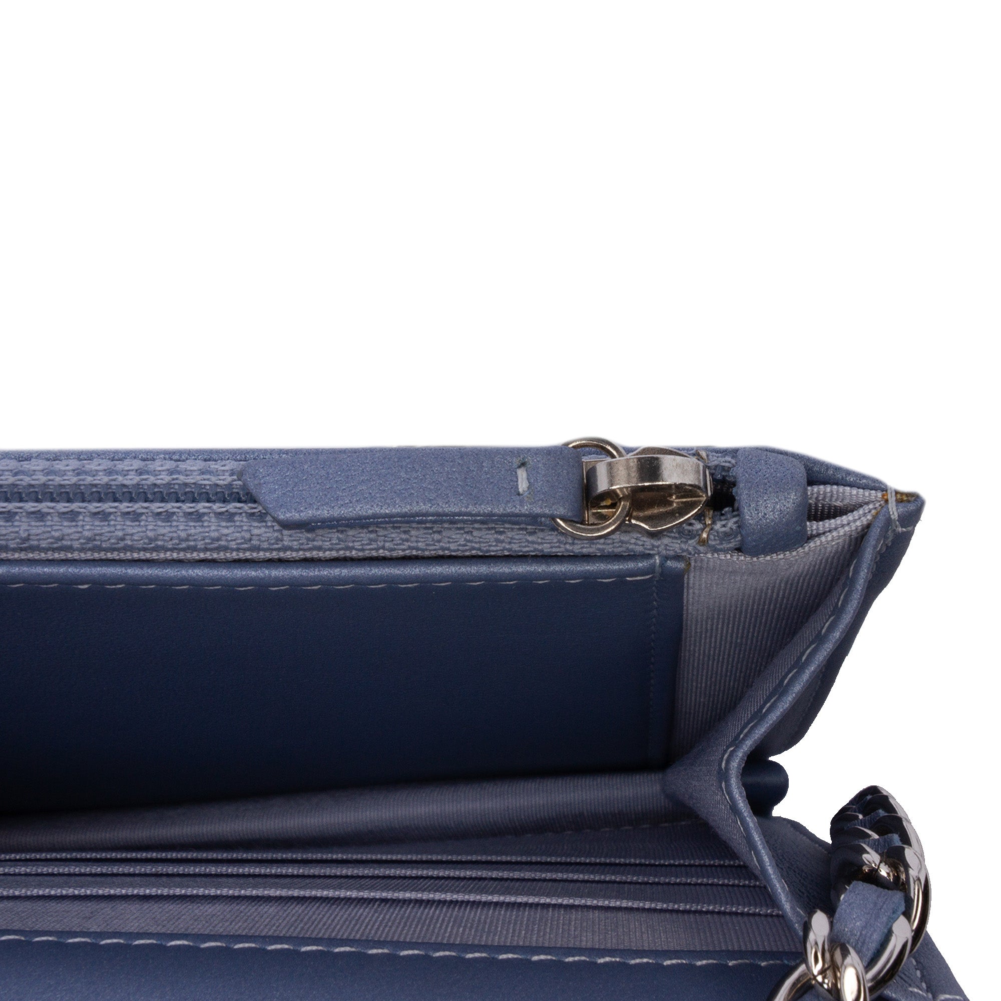 Chanel CC Studded Lambskin Camellia Wallet On Chain - image 6