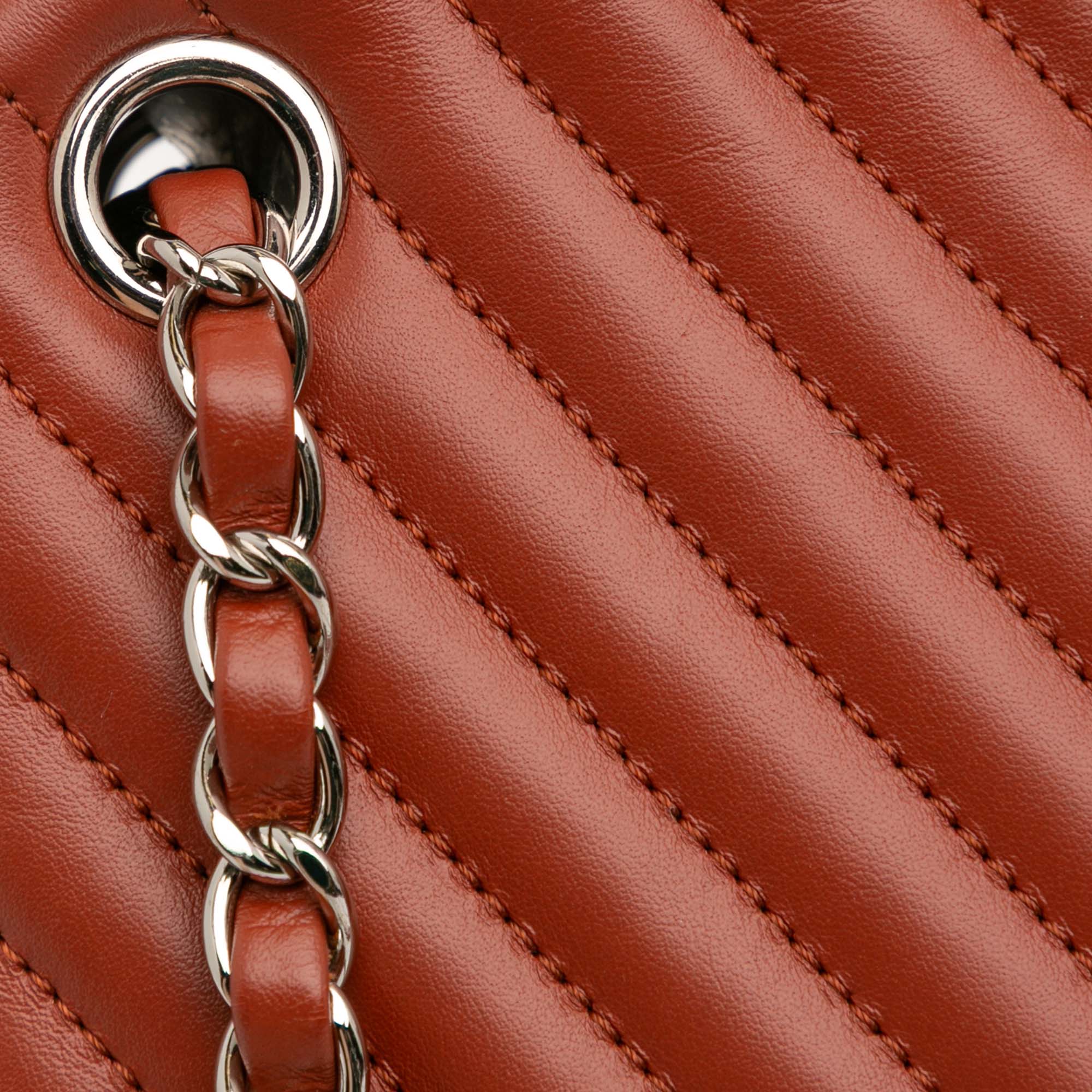 Chanel Paris-Hamburg Small Chevron Calfskin Double Camera Case - image 11