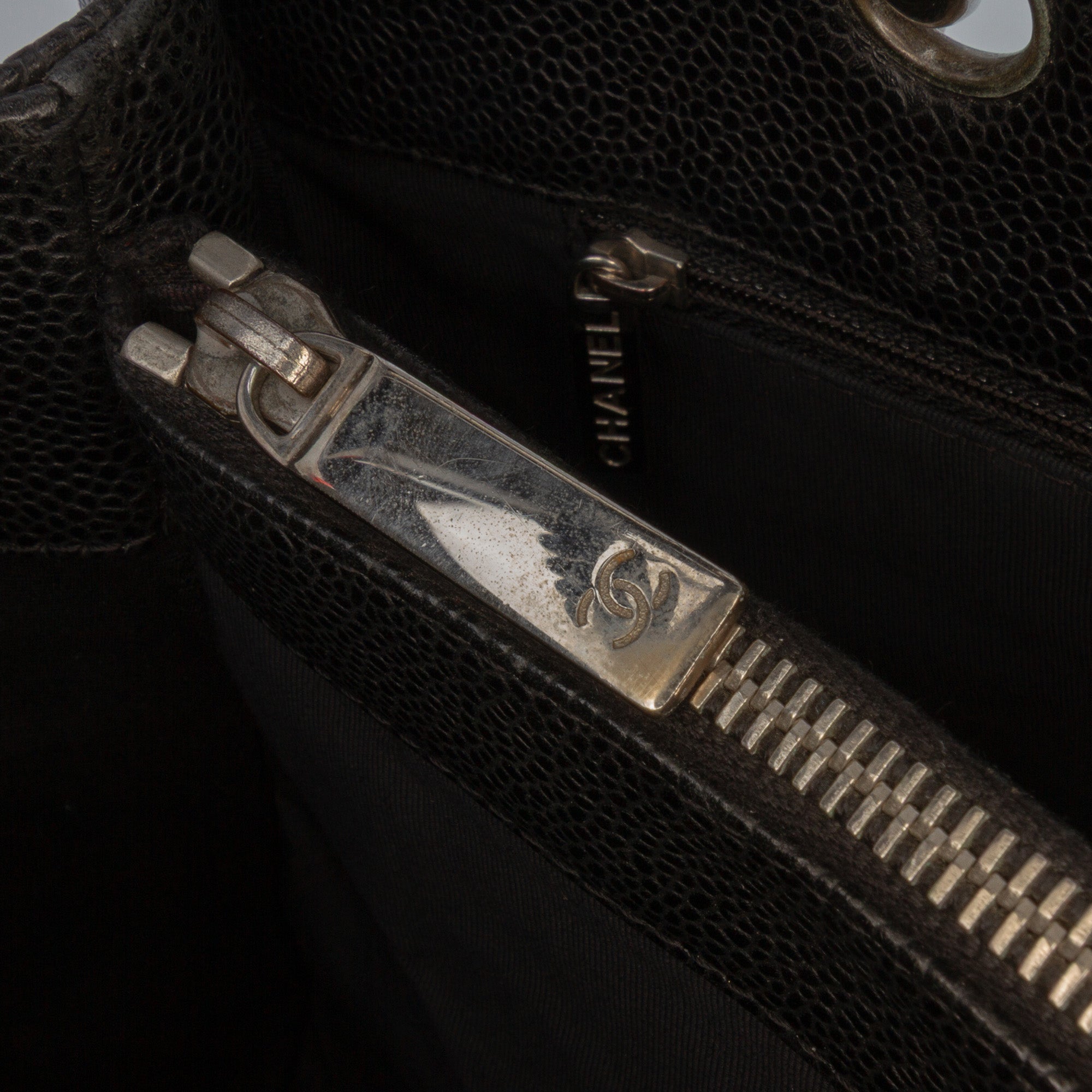 Chanel Caviar Grand Shopping Tote - image 7