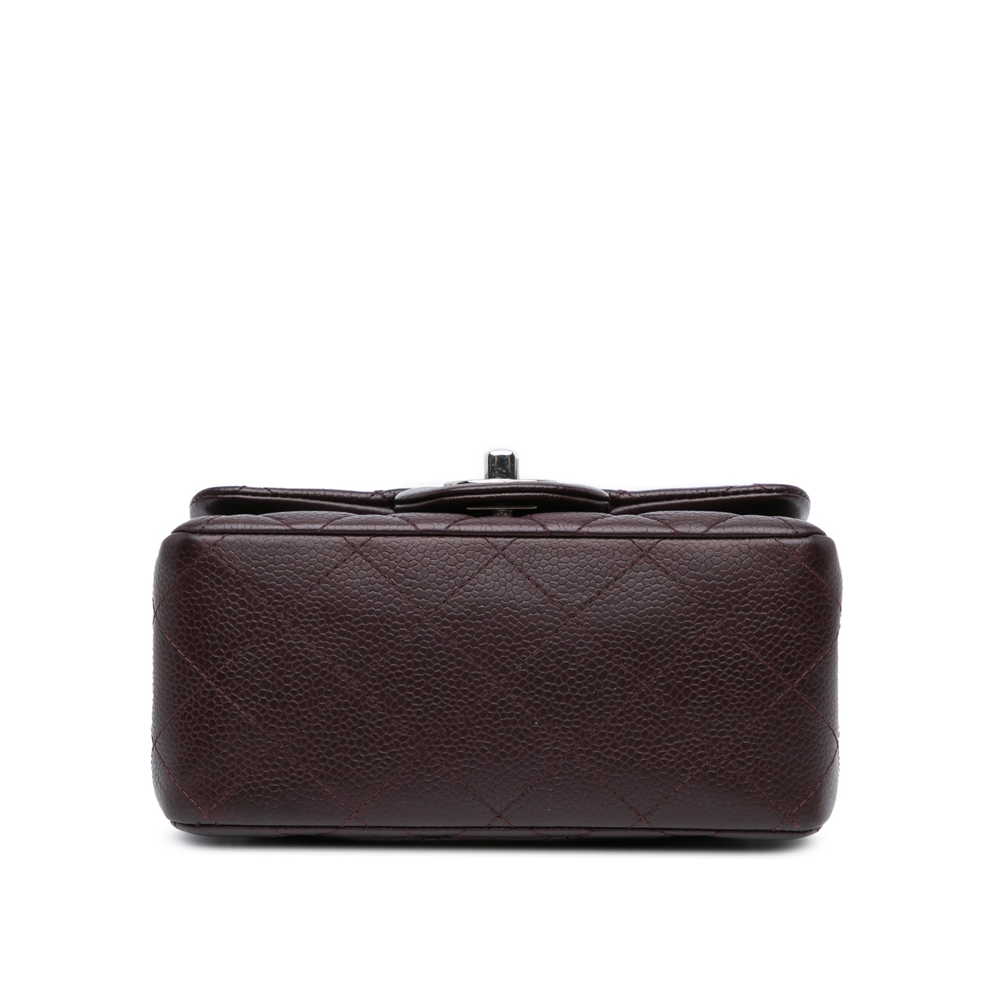 Chanel Mini Square Classic Caviar Single Flap - image 3