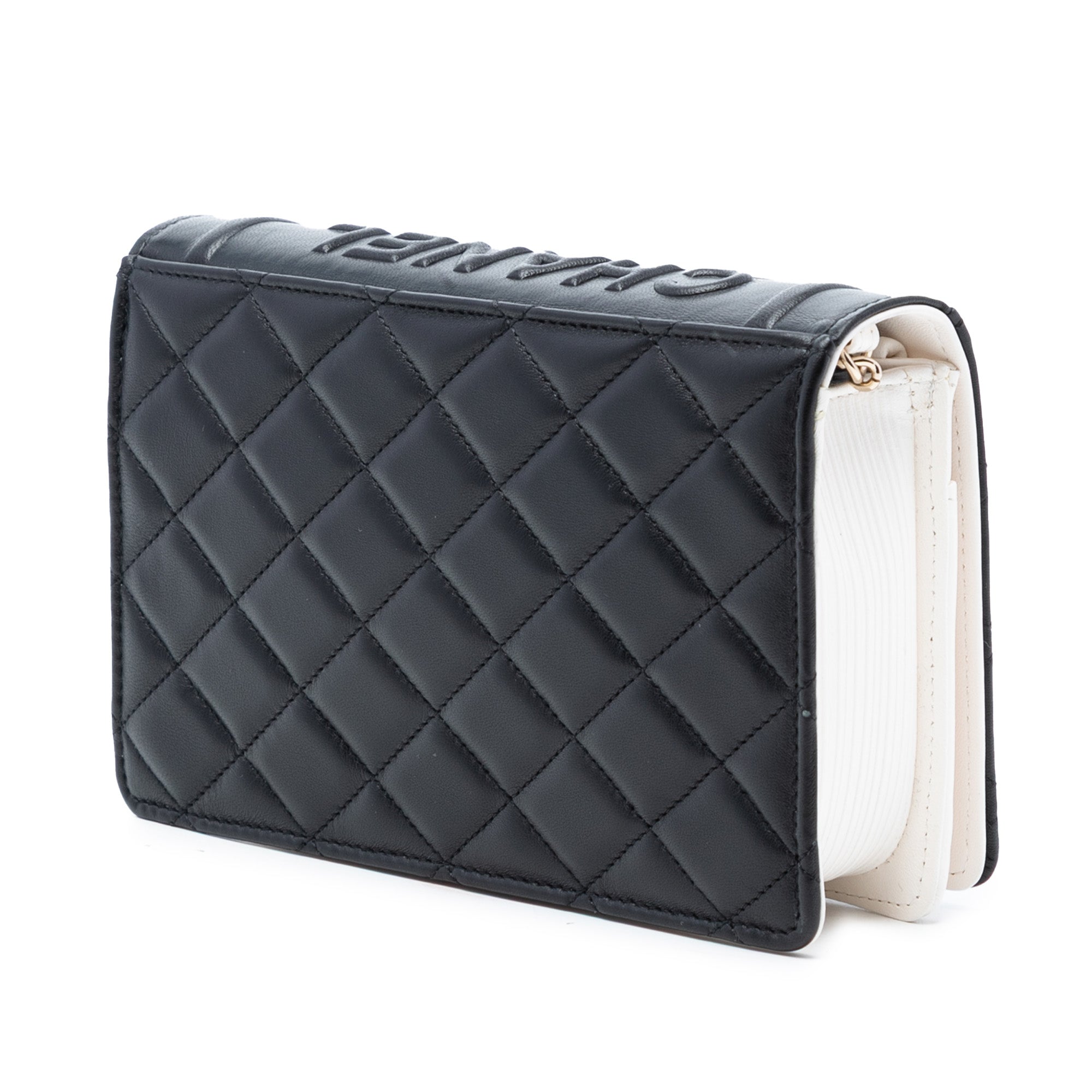 Chanel Quilted Lambskin Book Wallet On Chain - image 2