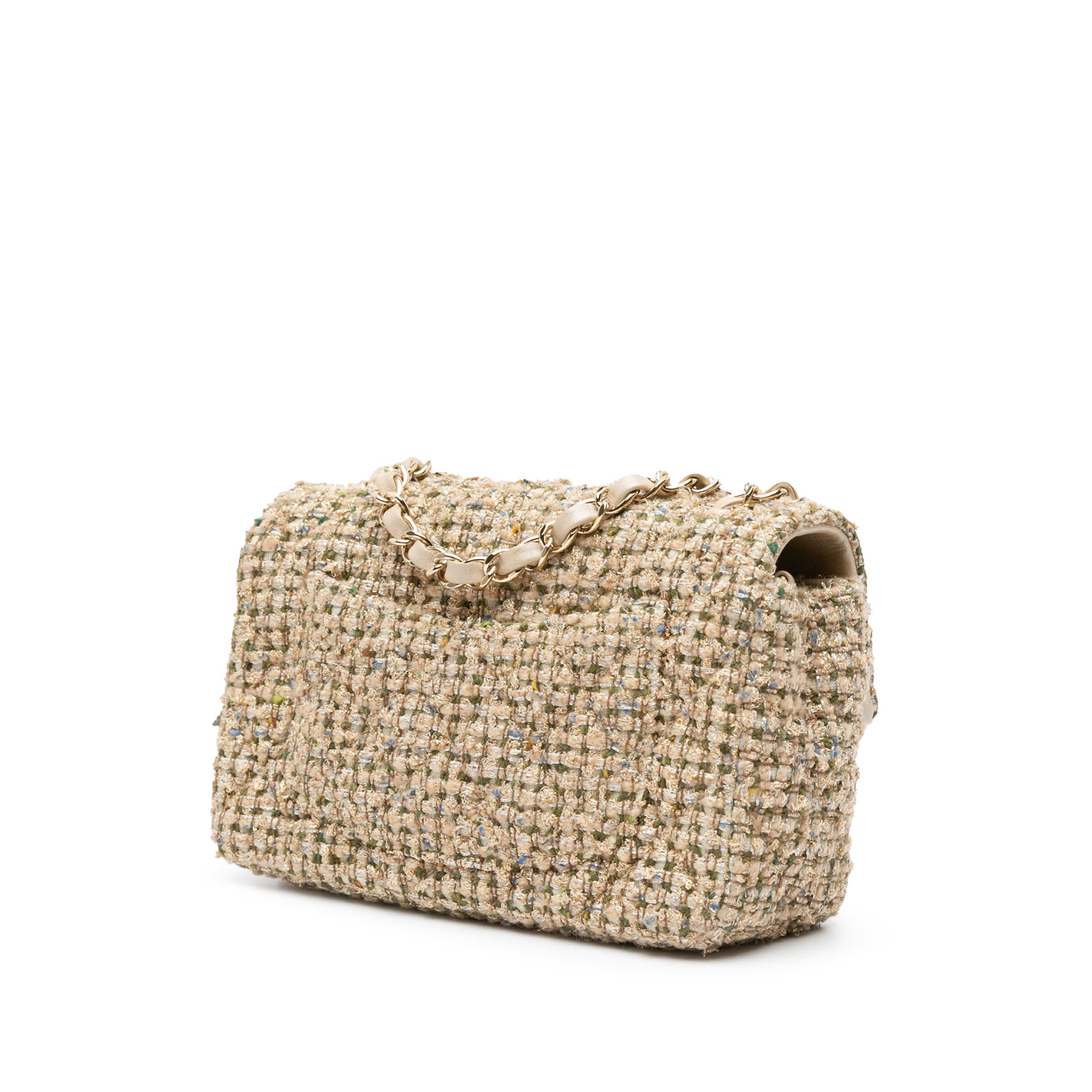 Chanel Mini Rectangular Classic Tweed Single Flap - image 2