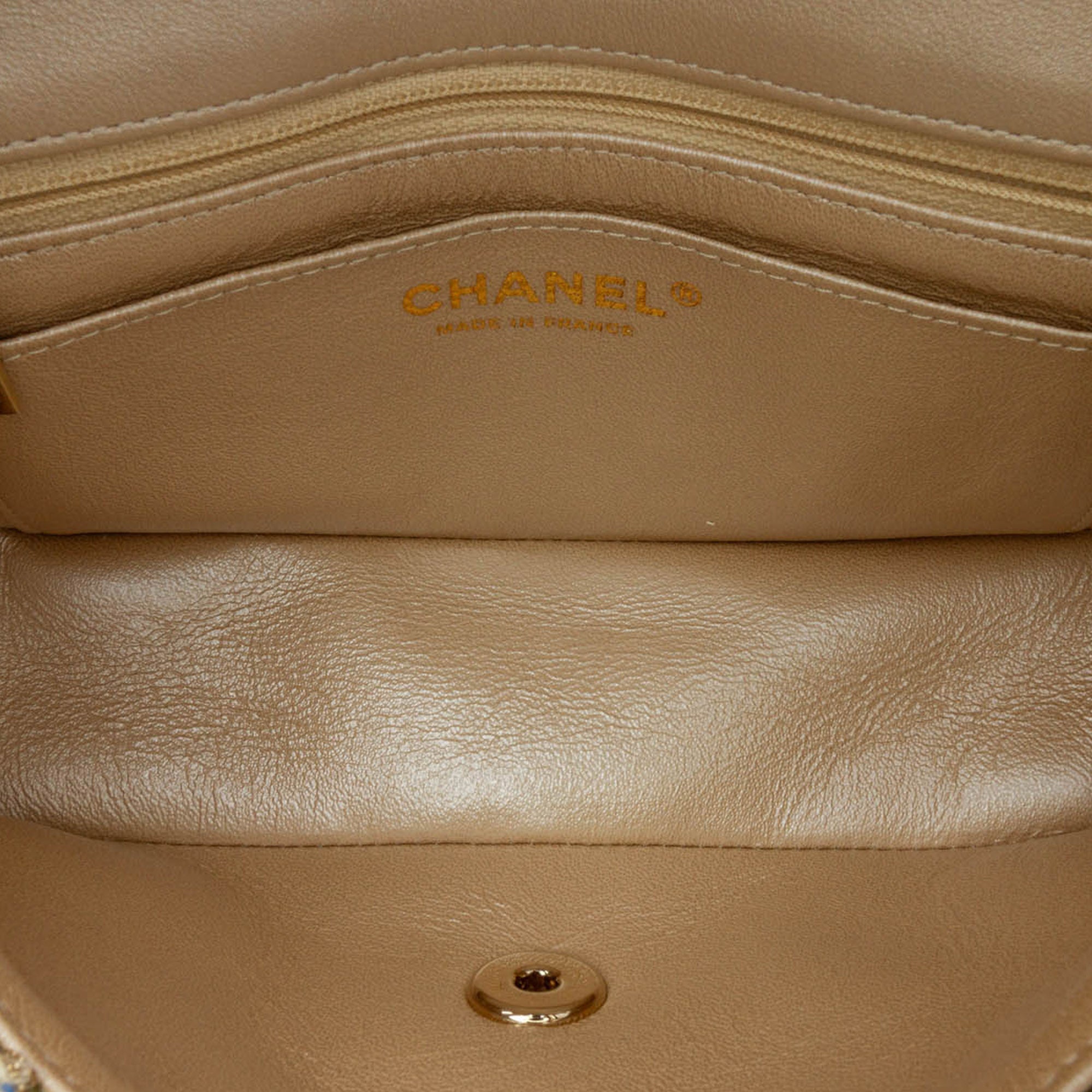 Chanel Mini Rectangular Classic Tweed Single Flap - image 4