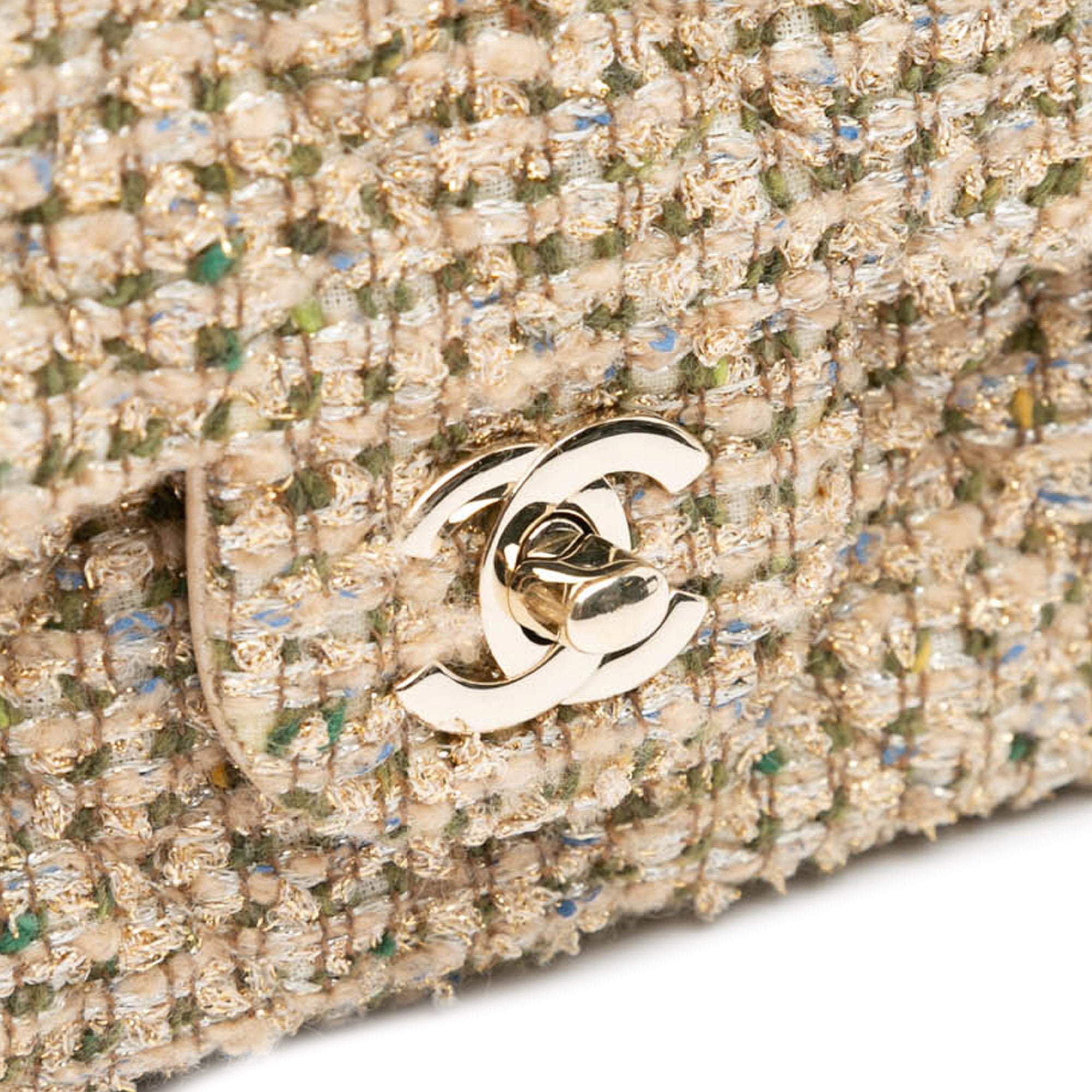 Chanel Mini Rectangular Classic Tweed Single Flap - image 8